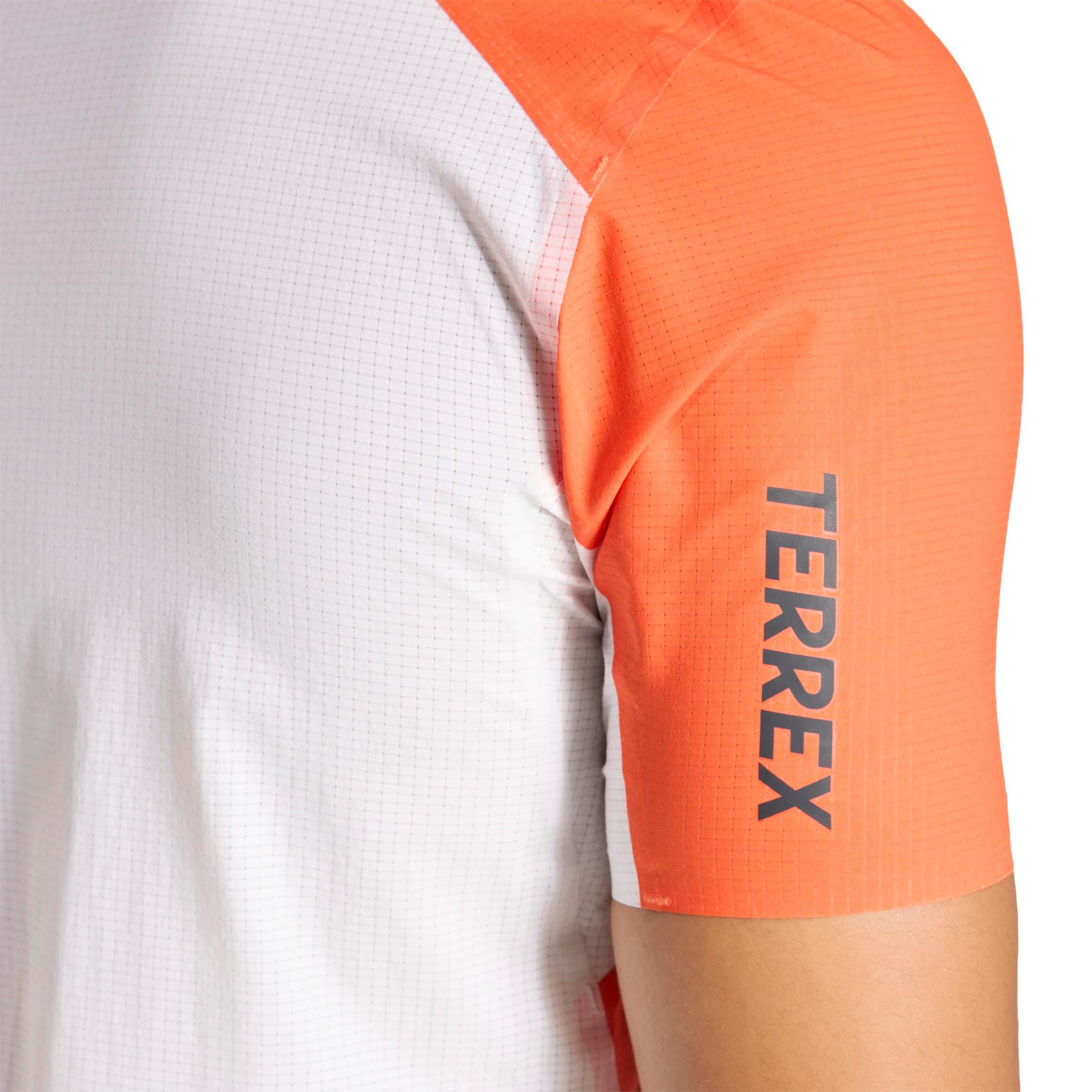 Terrex XPR Pro Hardloopshirt Heren-wit, oranje | Tennis-Point