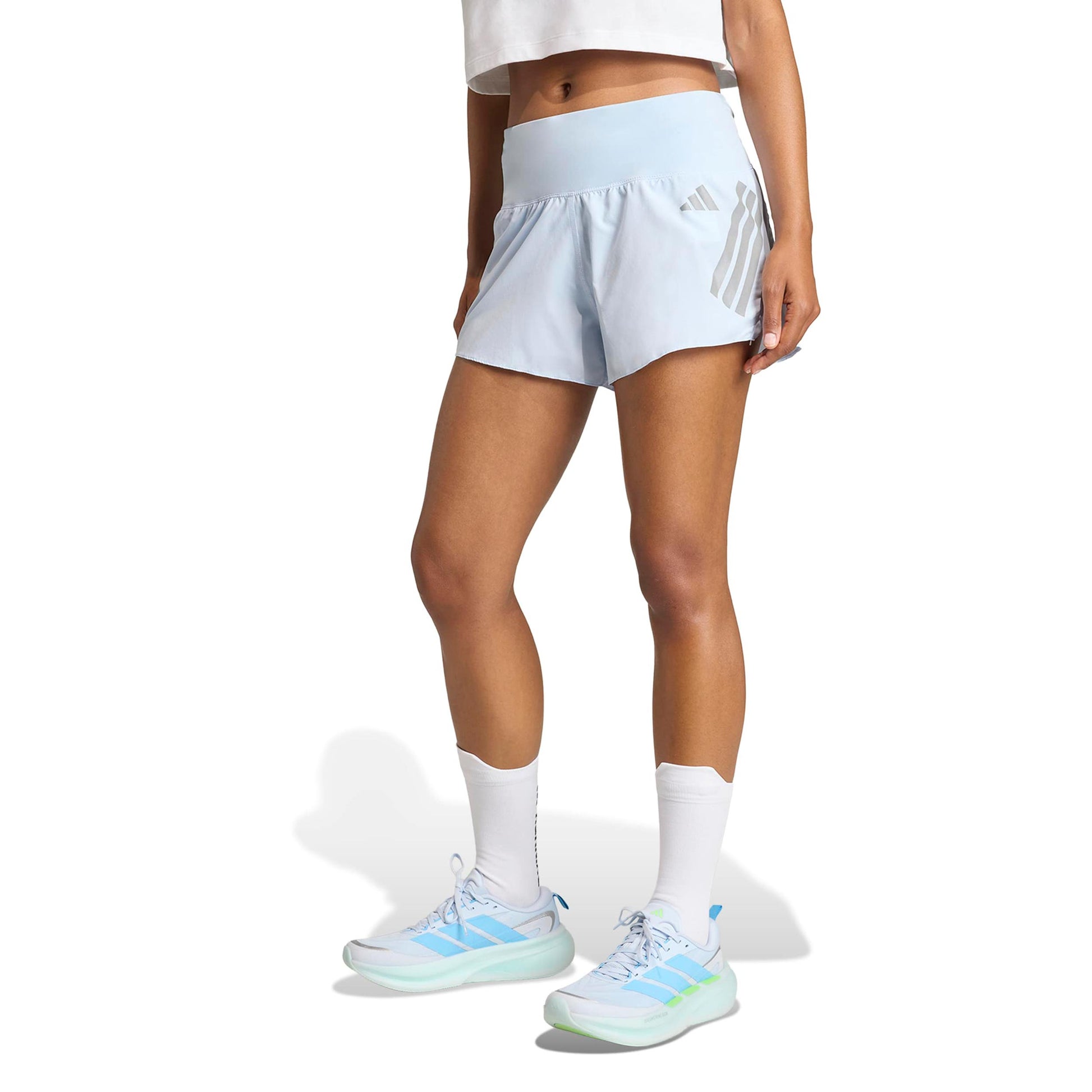 adidas adi365 4in  Hardloopshorts Dames-blaugrau