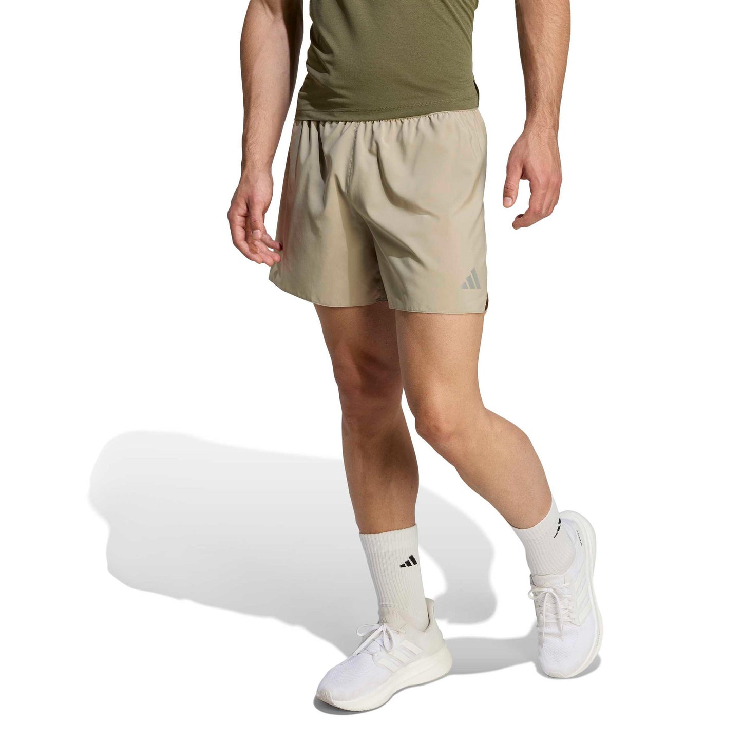 adidas Run Essential 7in  Hardloopshorts Heren-kaki