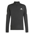 adi365 Zip  Hardloopshirt Heren-zwart