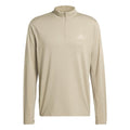 adi365 Zip  Hardloopshirt Heren-kaki