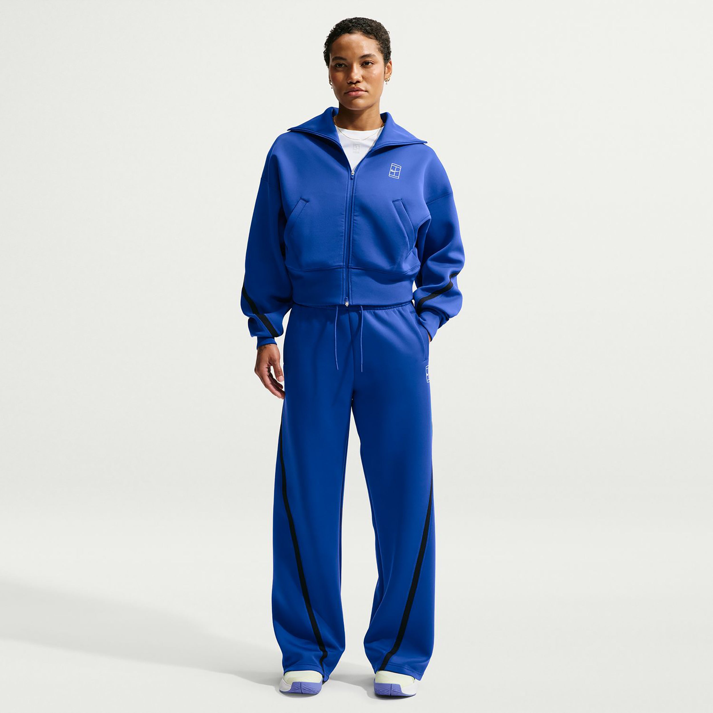 Nike Court Dri-Fit Advantage  Trainingsbroek Dames - blauw