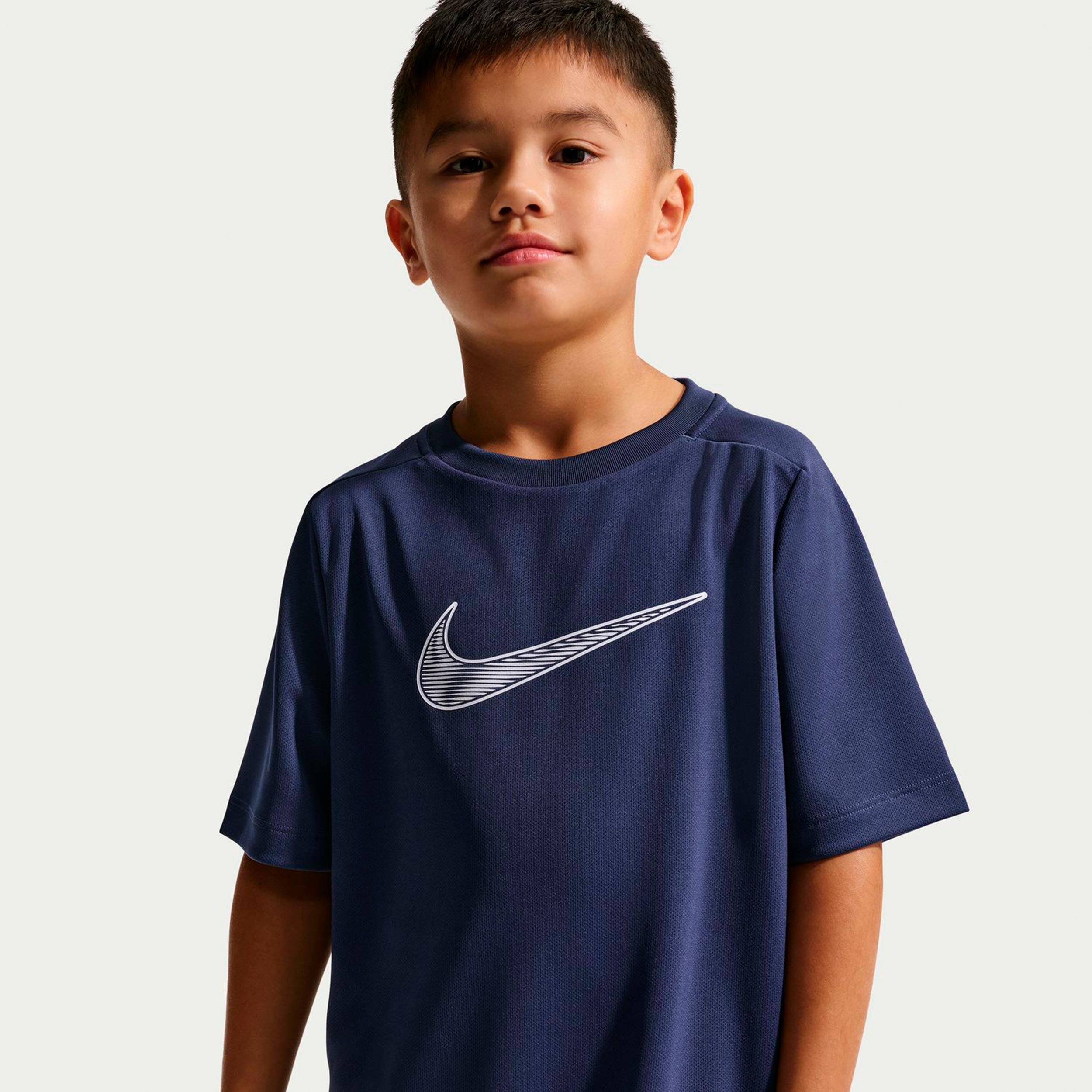 Nike Dri-Fit Multi  T-shirt Jongens - donkerblauw