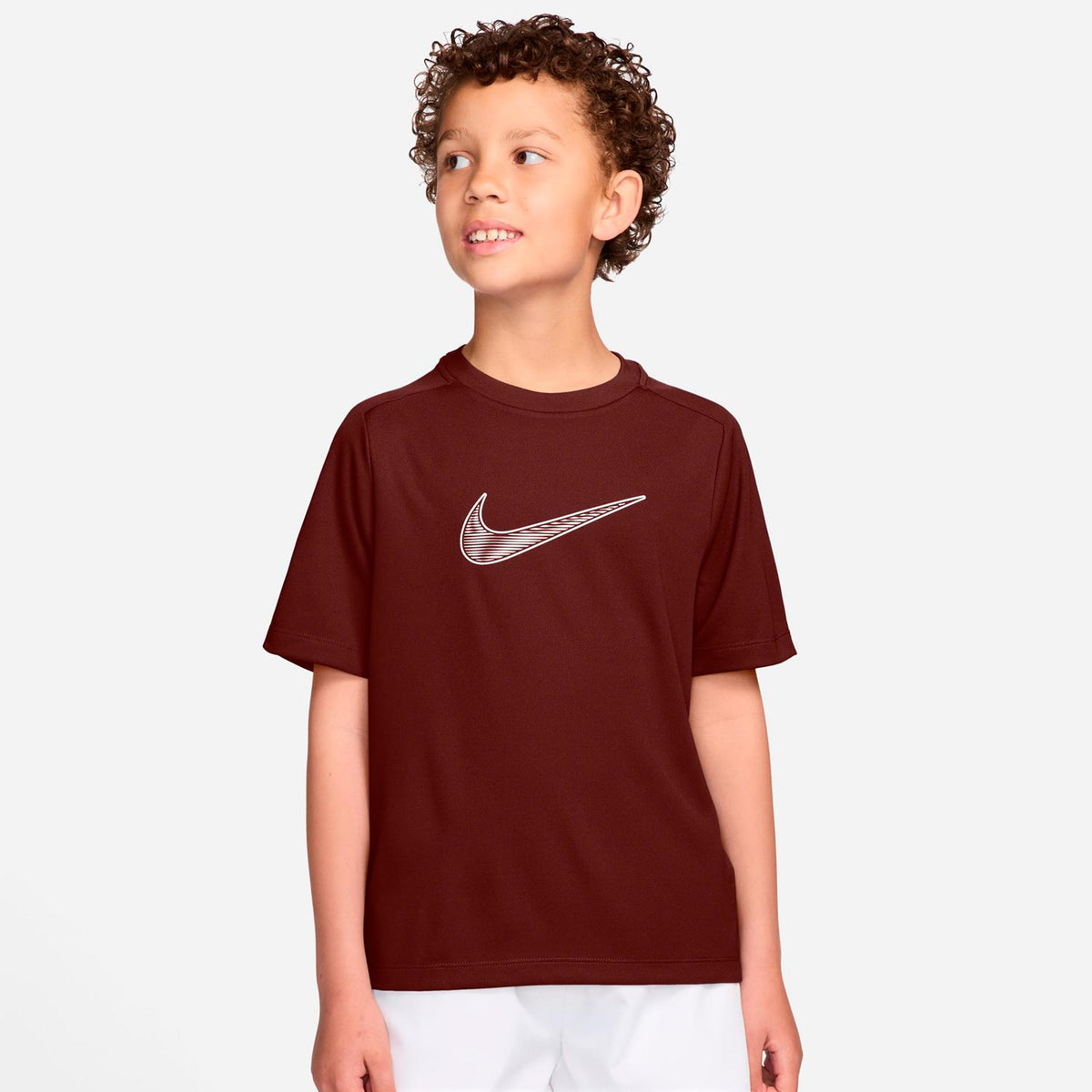 Nike Dri-Fit Multi  T-shirt Jongens - bruin