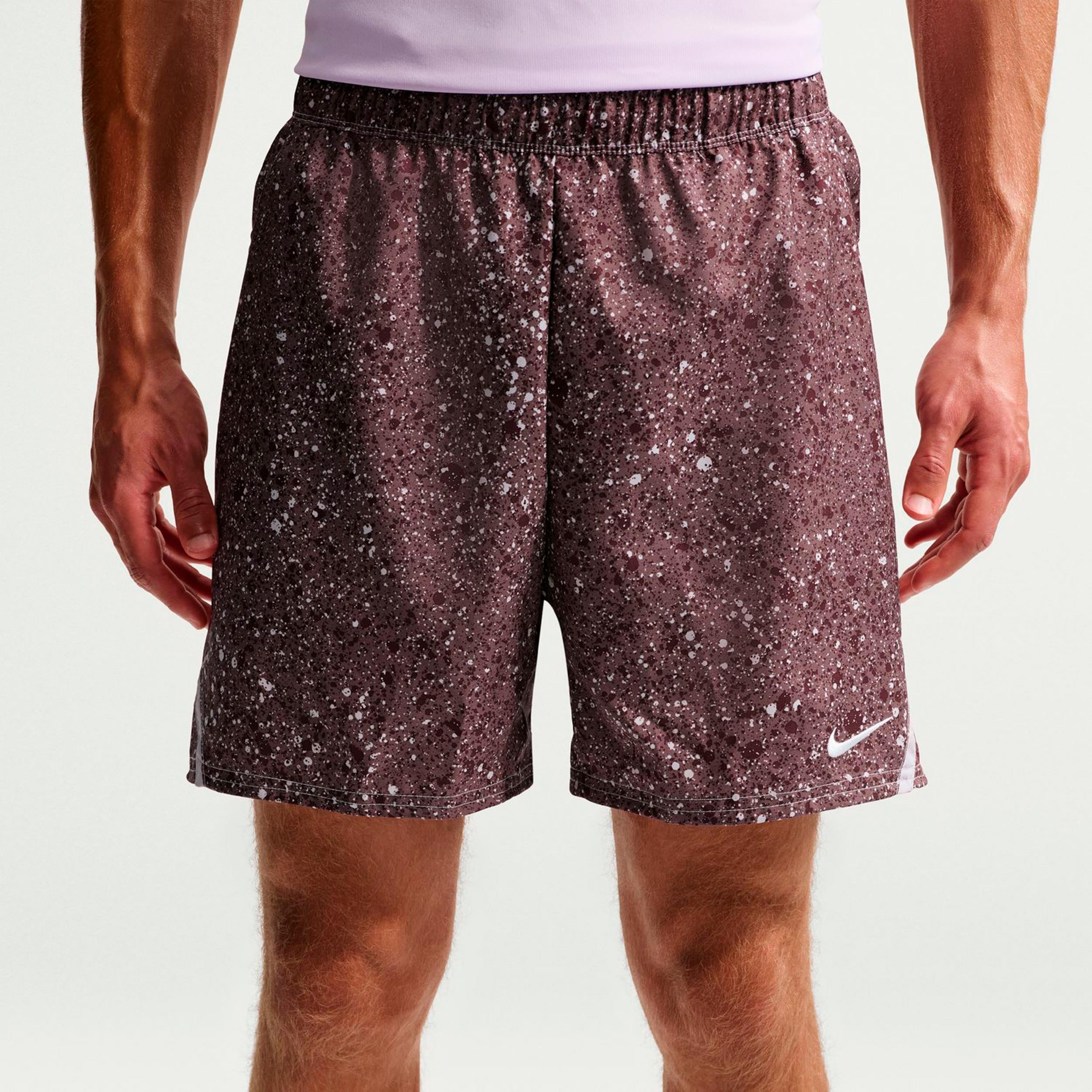 Nike Court Dri-Fit Victory 7in Shorts Heren - mauve, veelkleurig