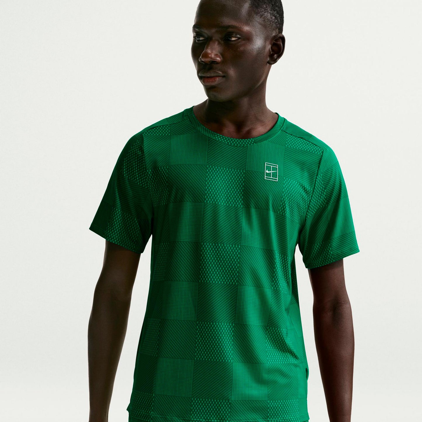 Nike Court Dri-Fit Advantage T-shirt Heren-groen