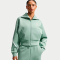 Court Dri-Fit Advantage  Trainingsjack Dames - grijsgroen, wit