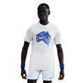 Court Dri-Fit T-shirt Heren-crème, blauw