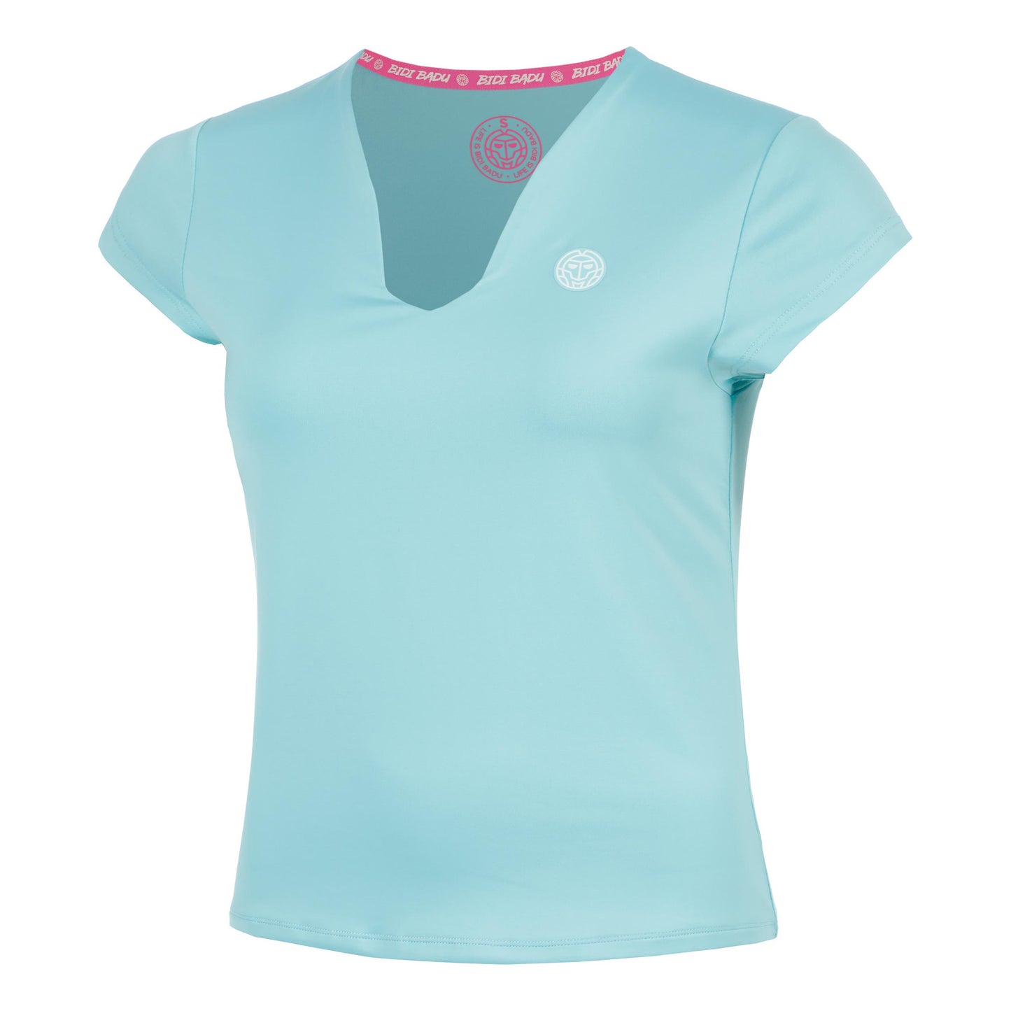 BIDI BADU Crew 2.0 V-Neck T-shirt Dames-turkoois