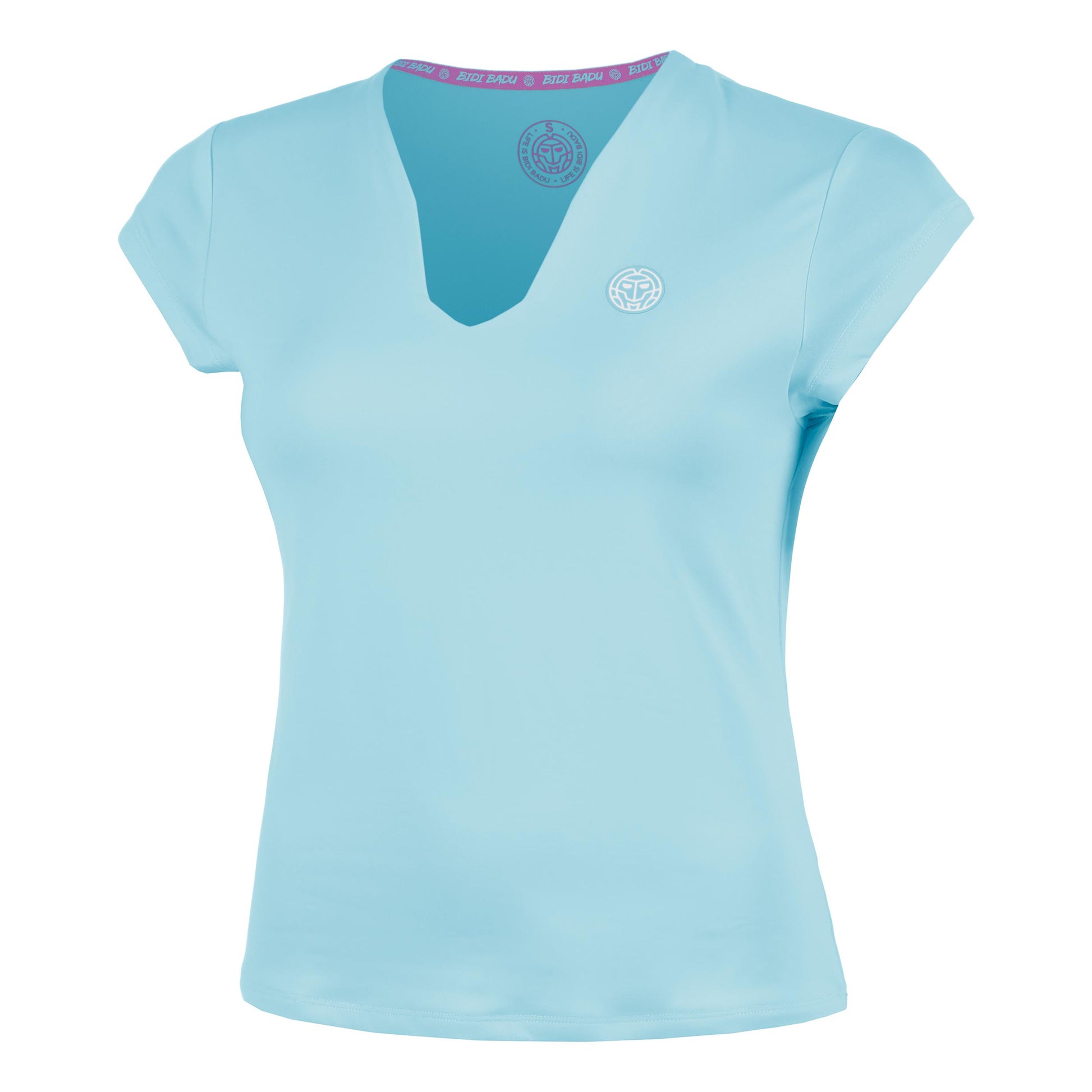 BIDI BADU Out of Control V-Neck T-shirt Dames-lichtblauw