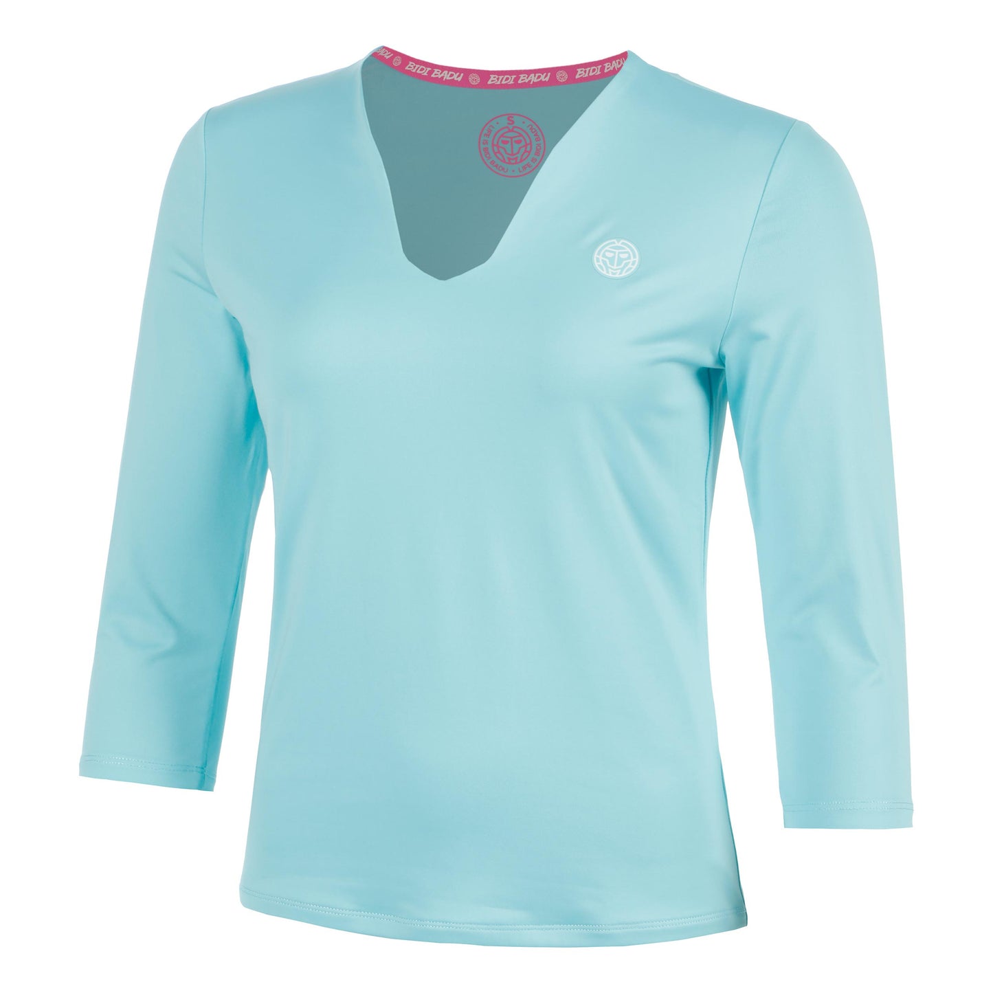 BIDI BADU Crew 2.0 V-Neck Longsleeve Dames-turkoois