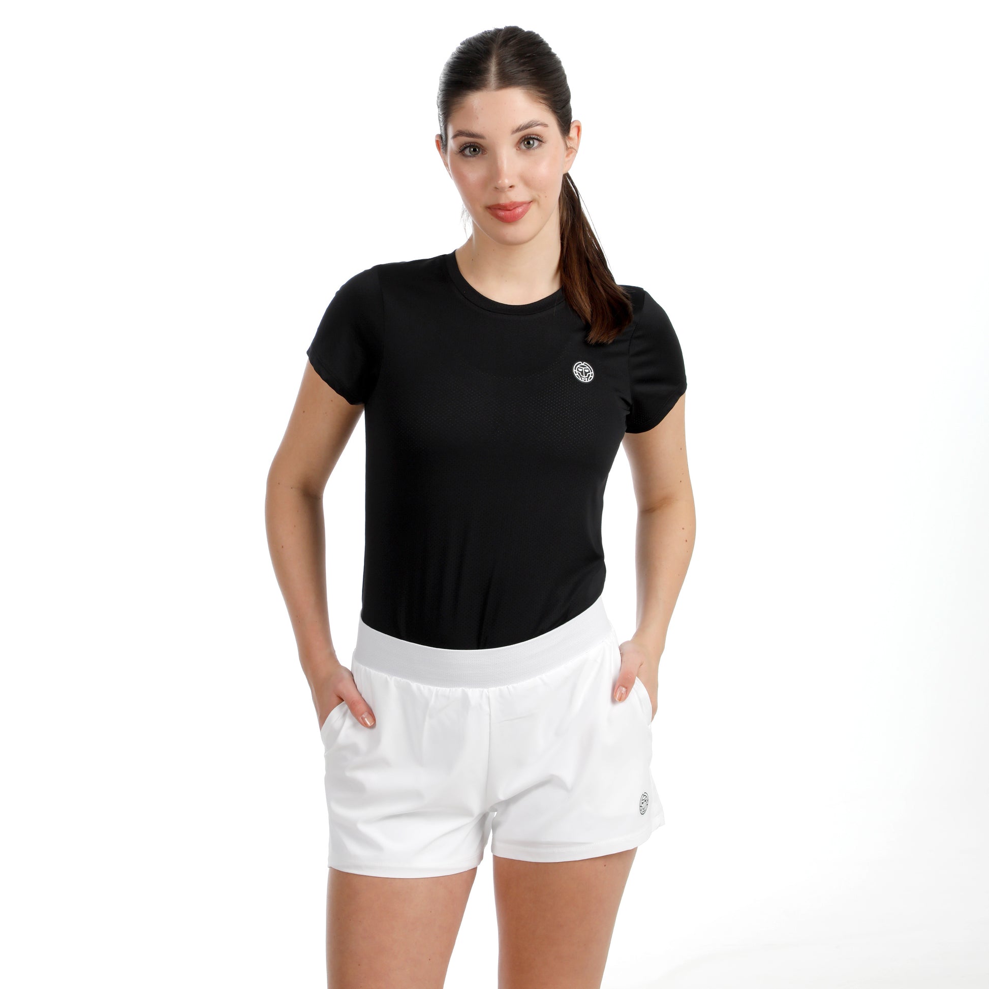 BIDI BADU Crew 2.0 T-shirt Dames-zwart