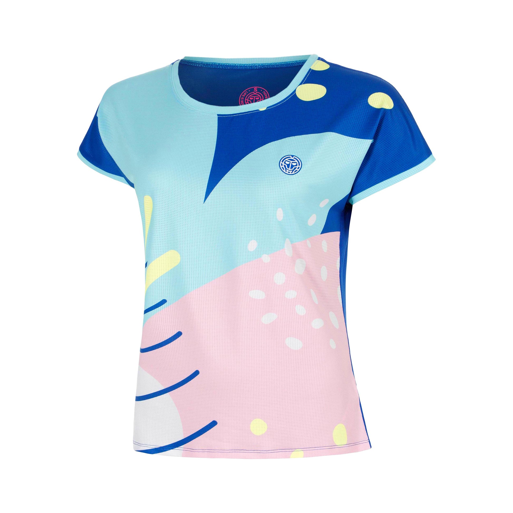 BIDI BADU Hey Laguna T-shirt Meisjes-blauw, veelkleurig