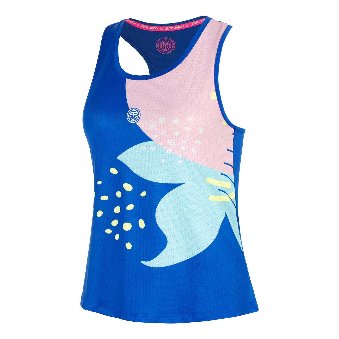 BIDI BADU Hey Laguna Racerback
 Tanktop Dames-blauw, veelkleurig