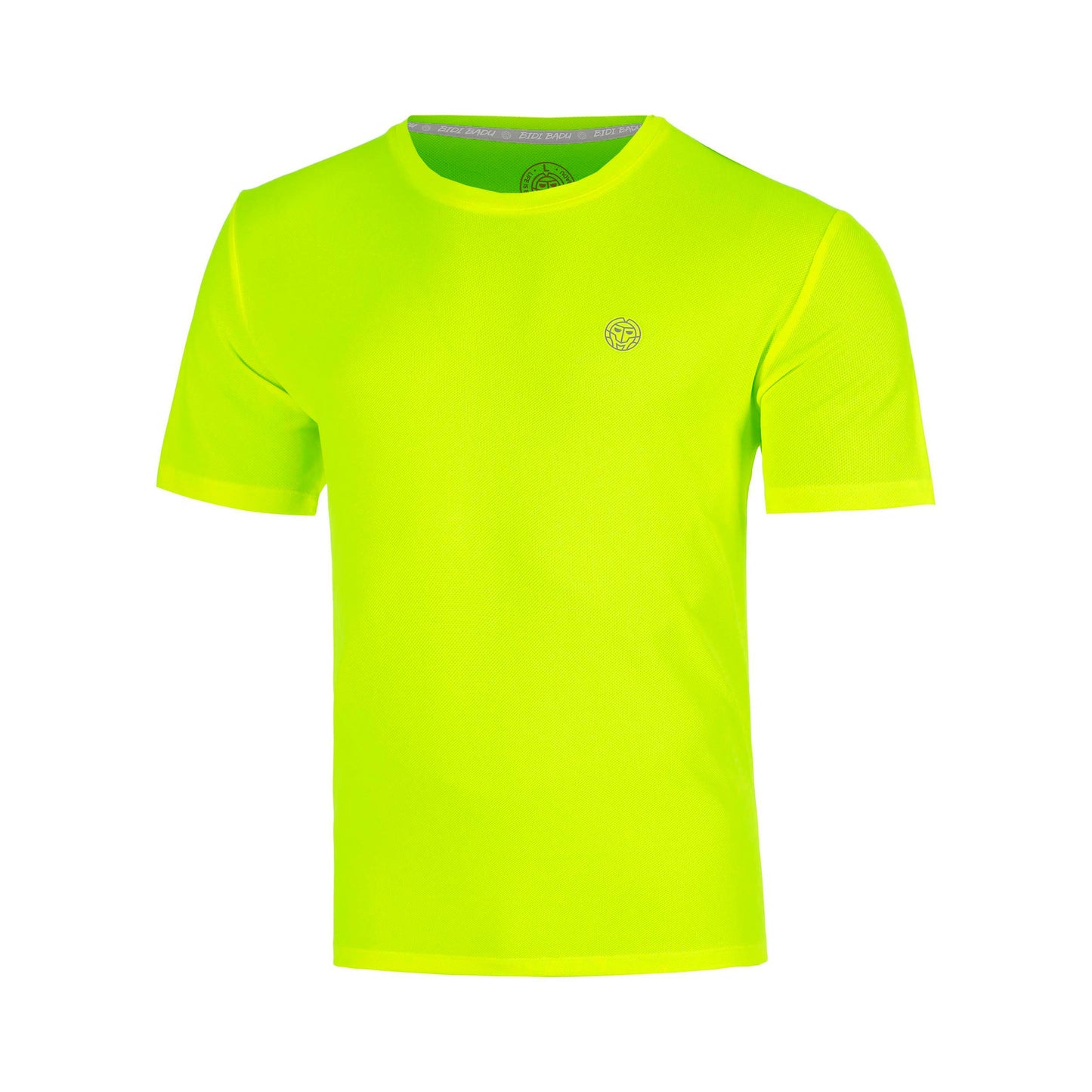 BIDI BADU Solid T-shirt Jongens-neongeel