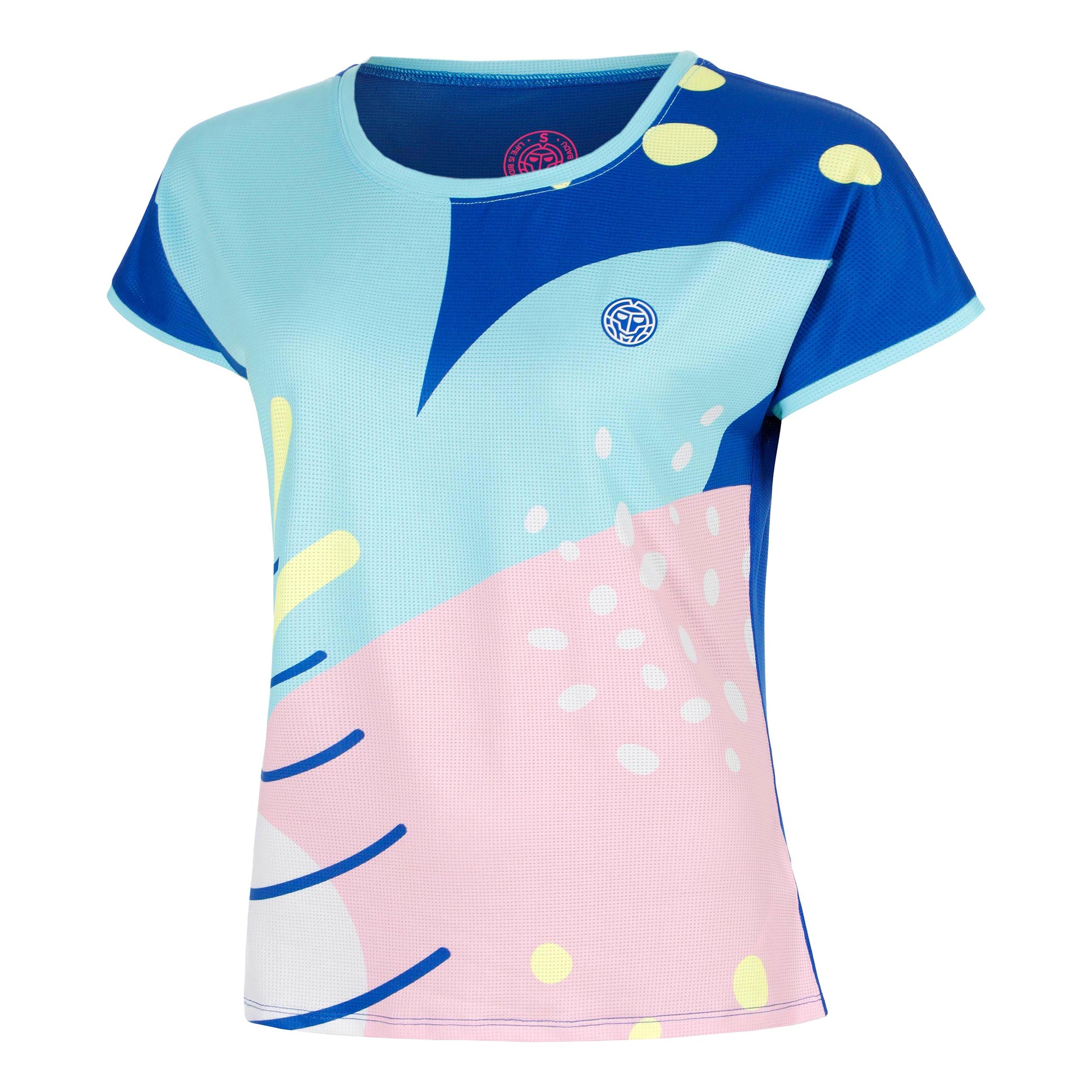 BIDI BADU Hey Laguna T-shirt Dames-blauw, veelkleurig