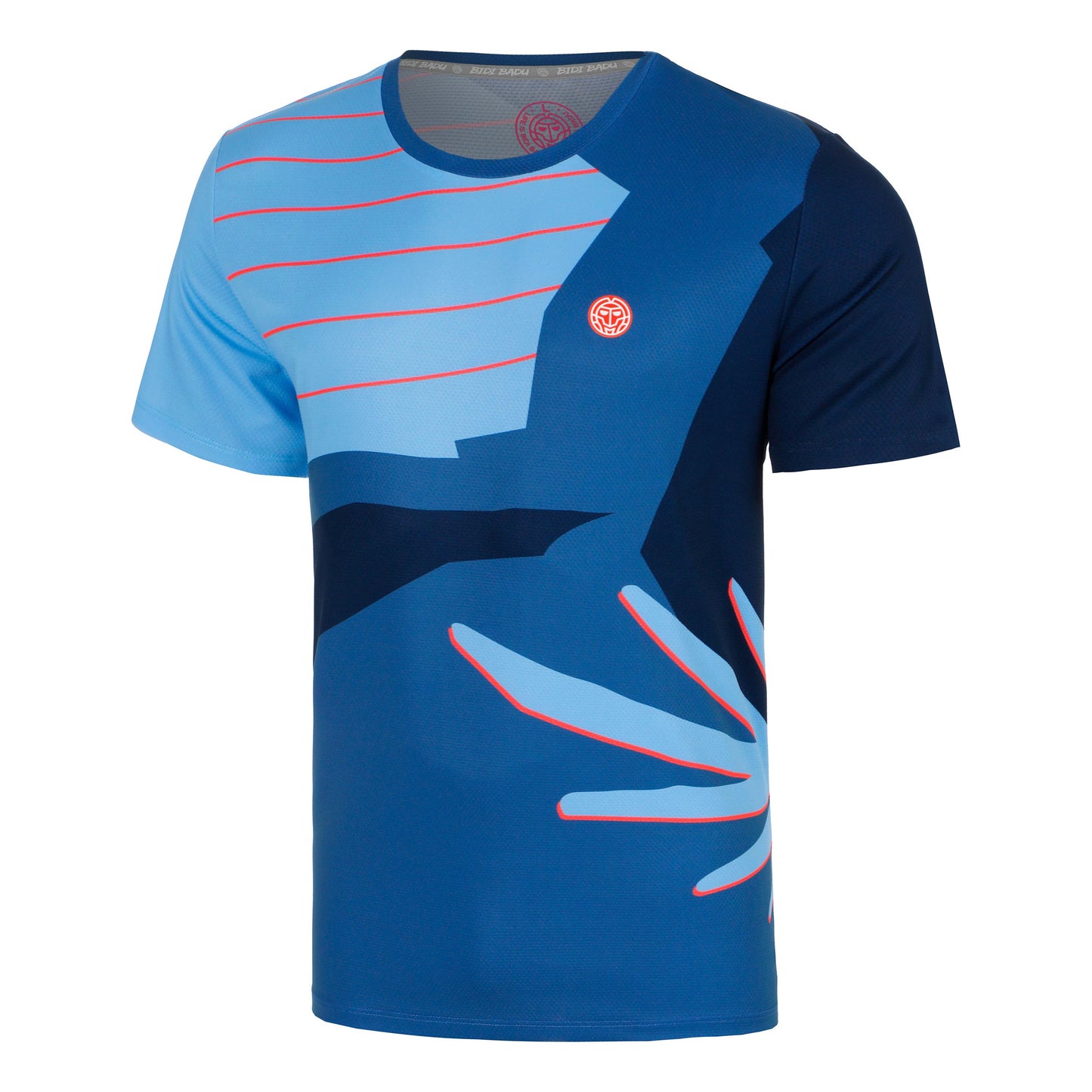BIDI BADU Hey Laguna T-shirt Heren-blauw, koraal