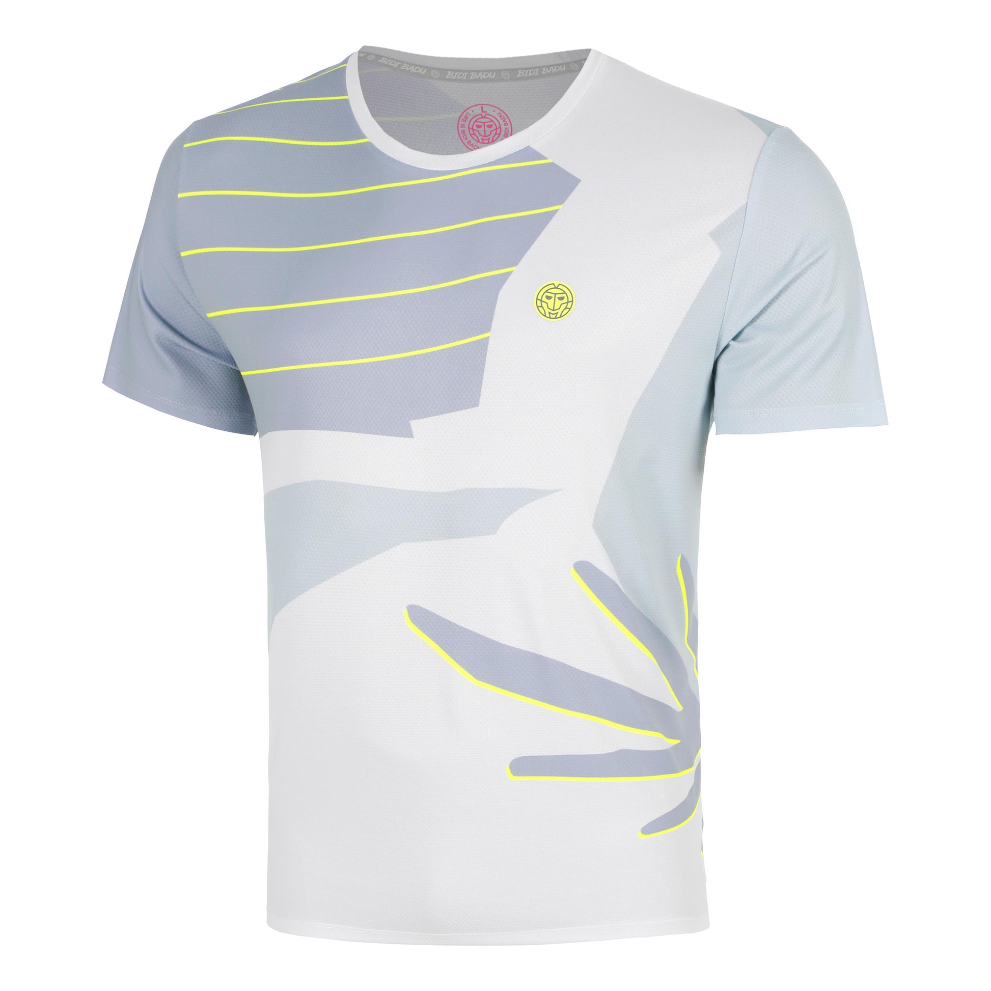BIDI BADU Hey Laguna T-shirt Heren-wit, veelkleurig