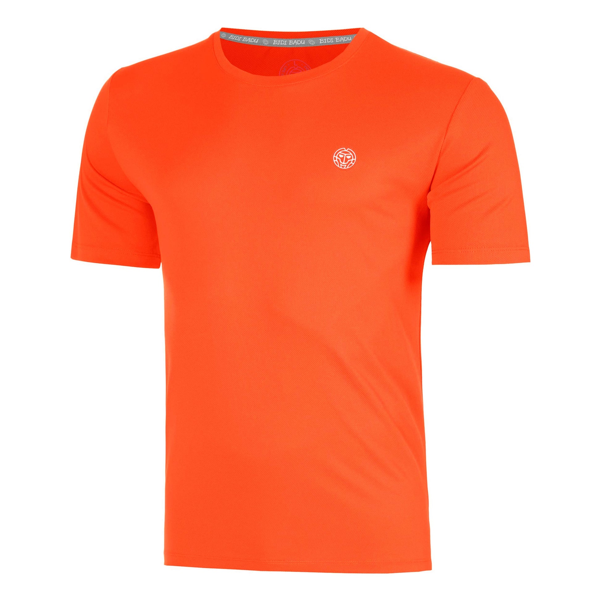 BIDI BADU Solid T-shirt Heren-koraal