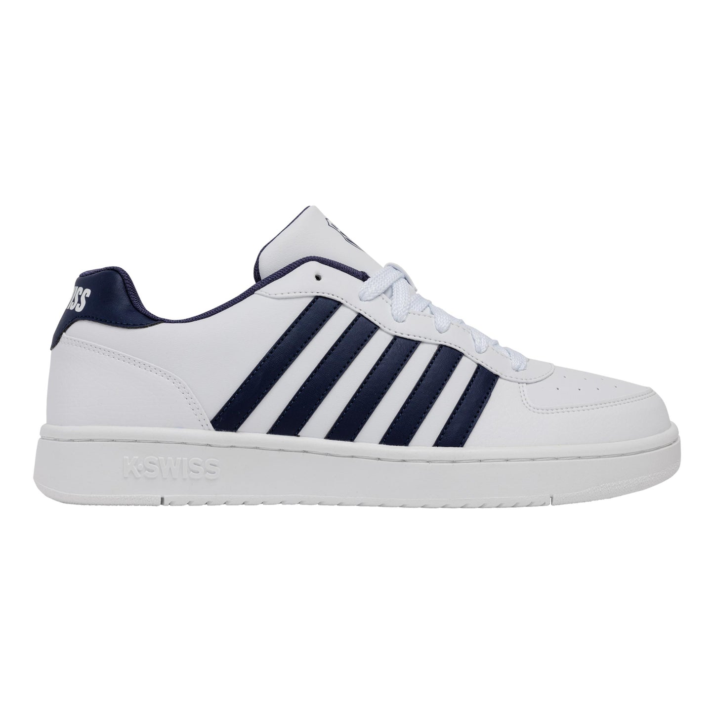 K-Swiss Court Kali Vrijtijdsschoen Heren-wit, donkerblauw