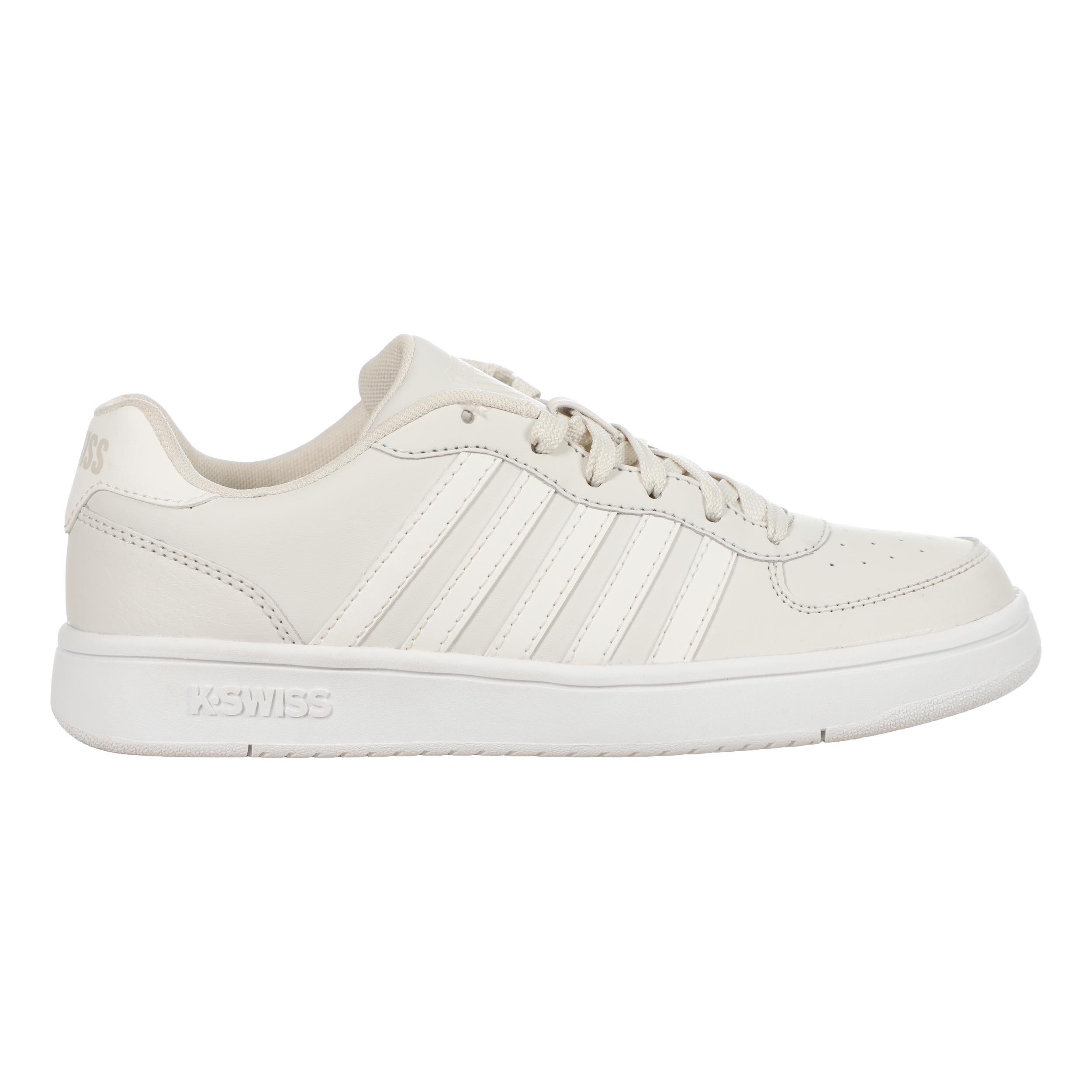 K-Swiss Court Kali Vrijtijdsschoen Dames-lichtgrijs, wit