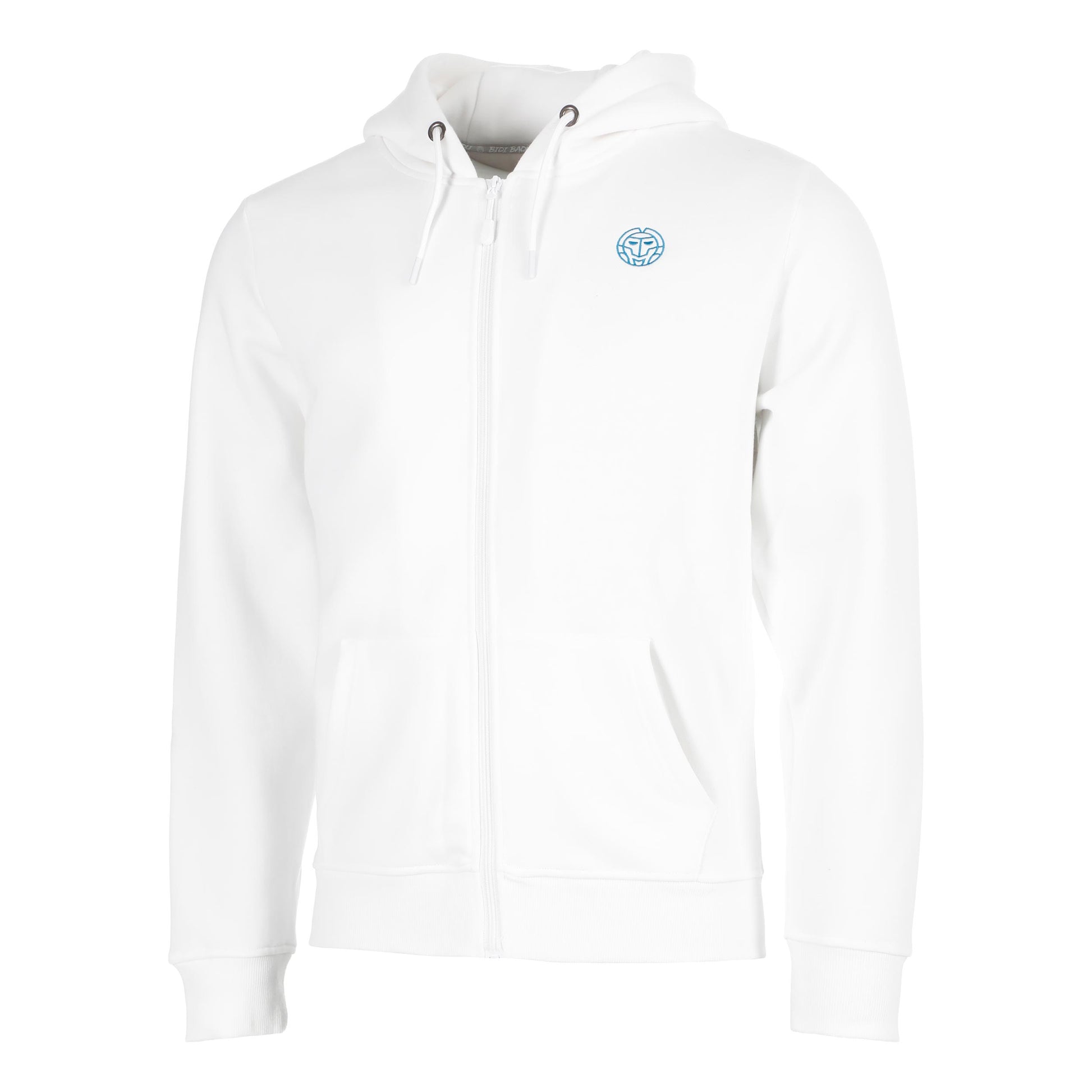 BIDI BADU Hey Laguna Backprint Zip Sweater met capuchon Heren-wit