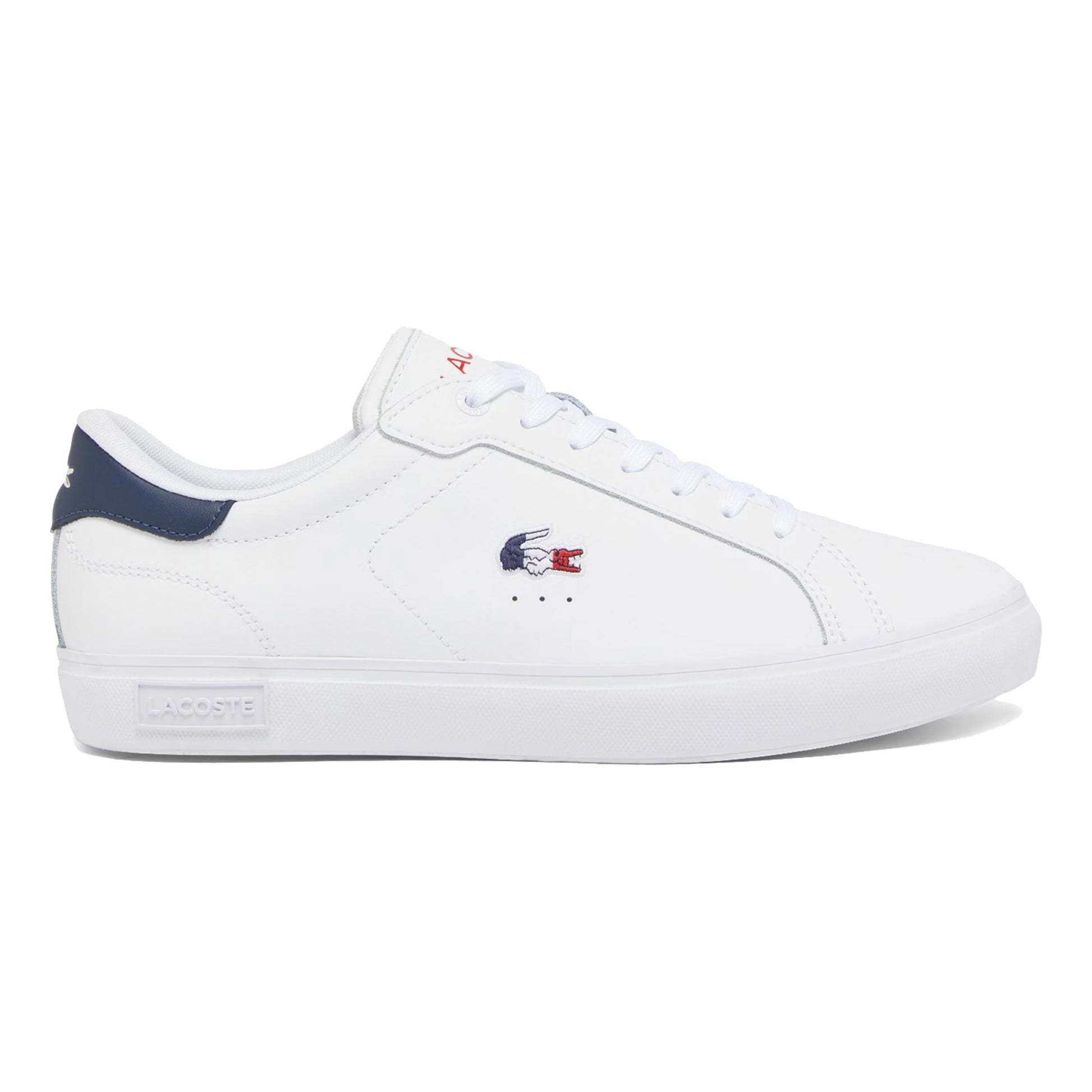Lacoste Powercourt Vrijtijdsschoen Heren-wit, donkerblauw
