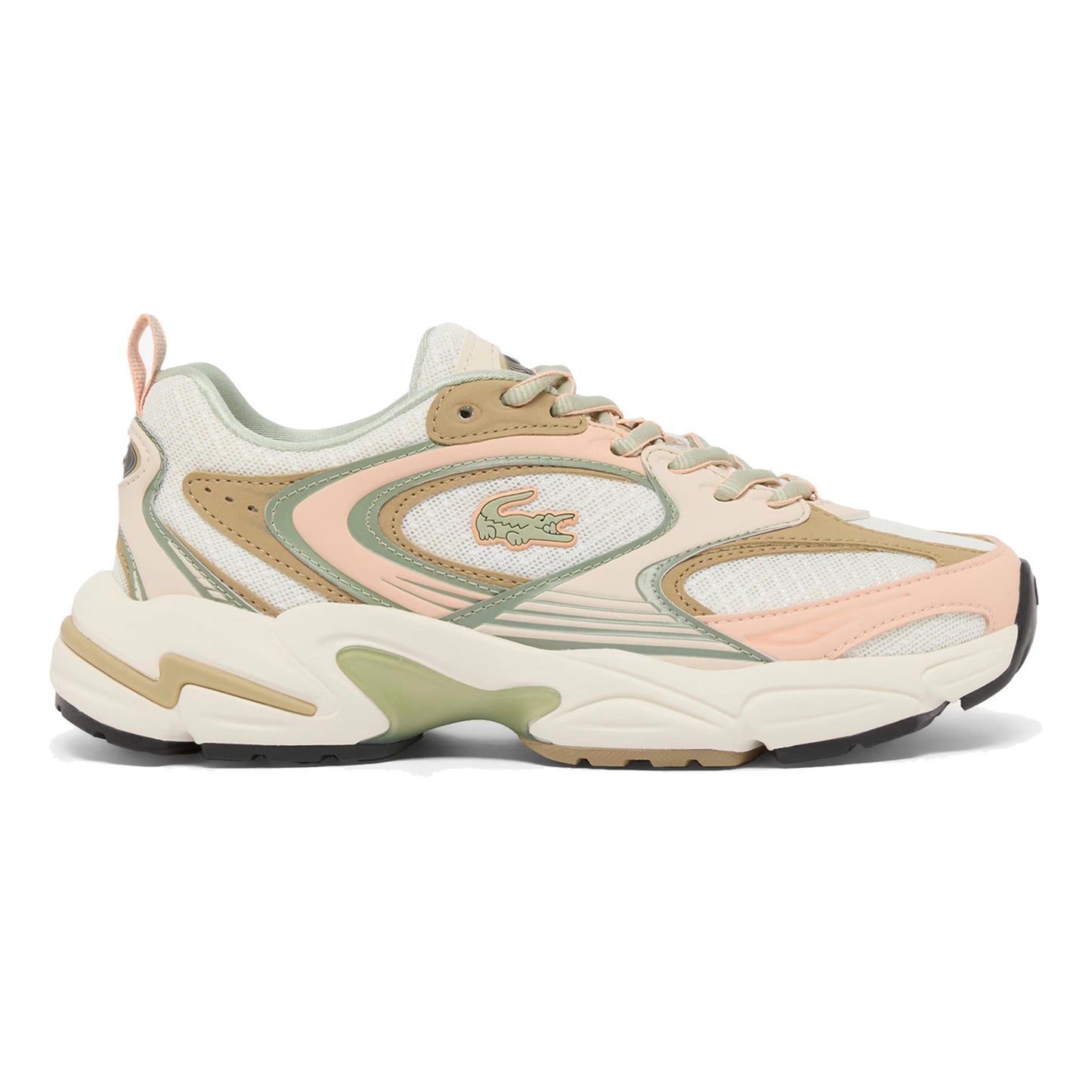 Lacoste Storm 96 2K Vrijtijdsschoen Dames-wit, pink