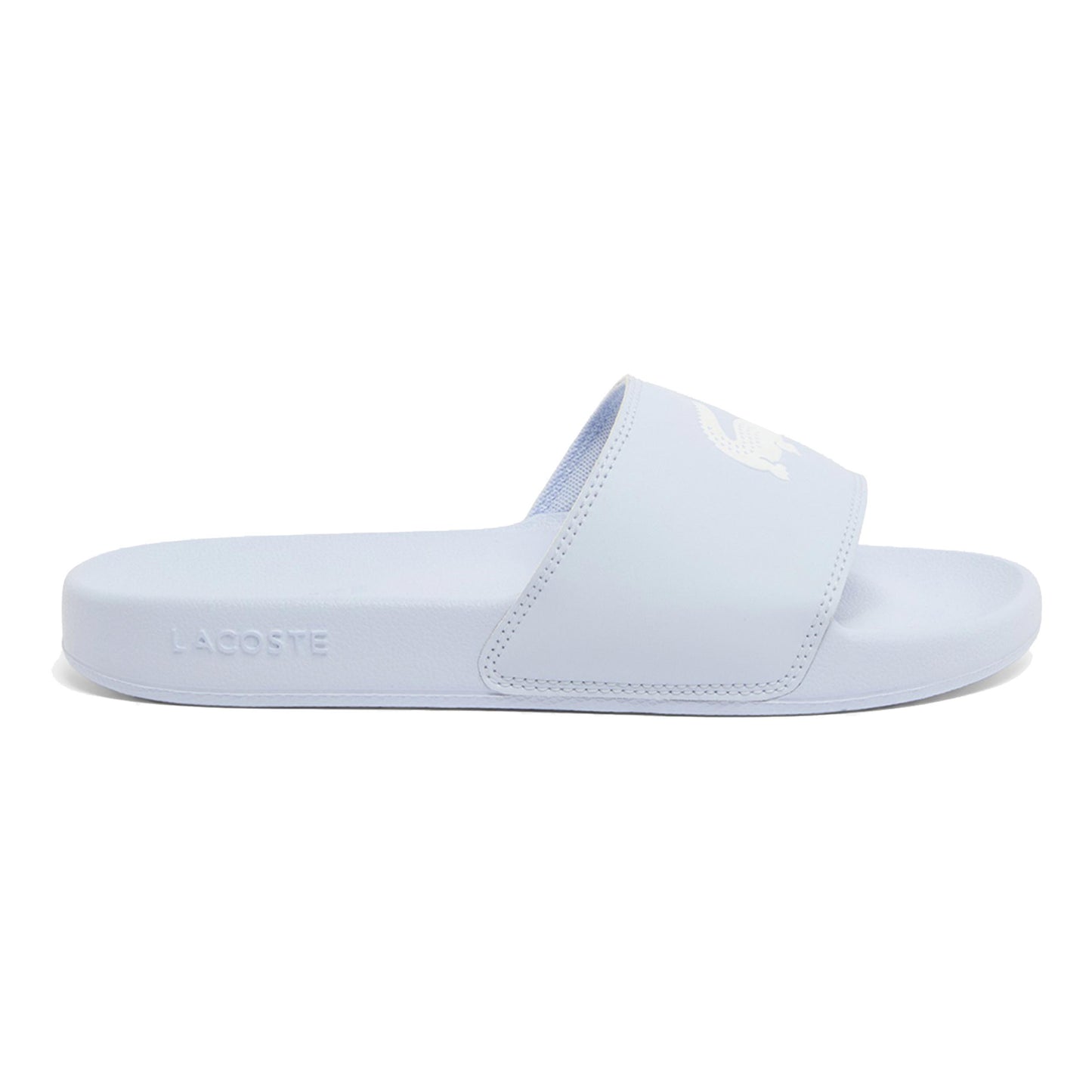 Lacoste Serve Slide  Vrijtijdsschoen Dames-lichtblauw, wit