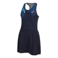 AOP Jurk Dames - donkerblauw, wit