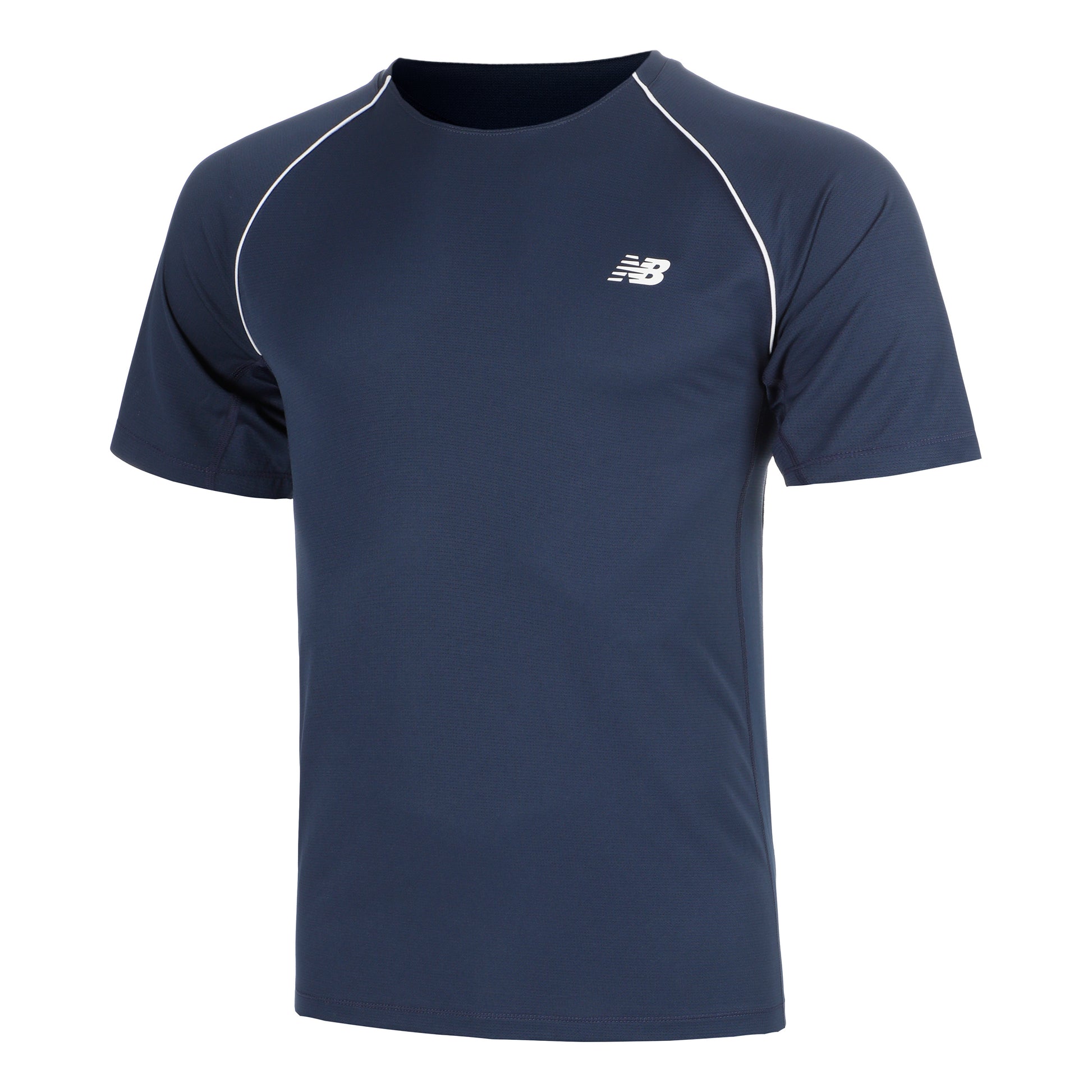 New Balance Tournament T-shirt Heren-donkerblauw, wit