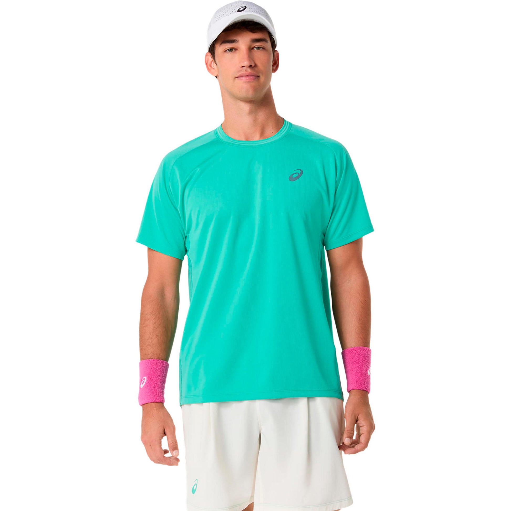 ASICS Game   T-shirt Heren-groen