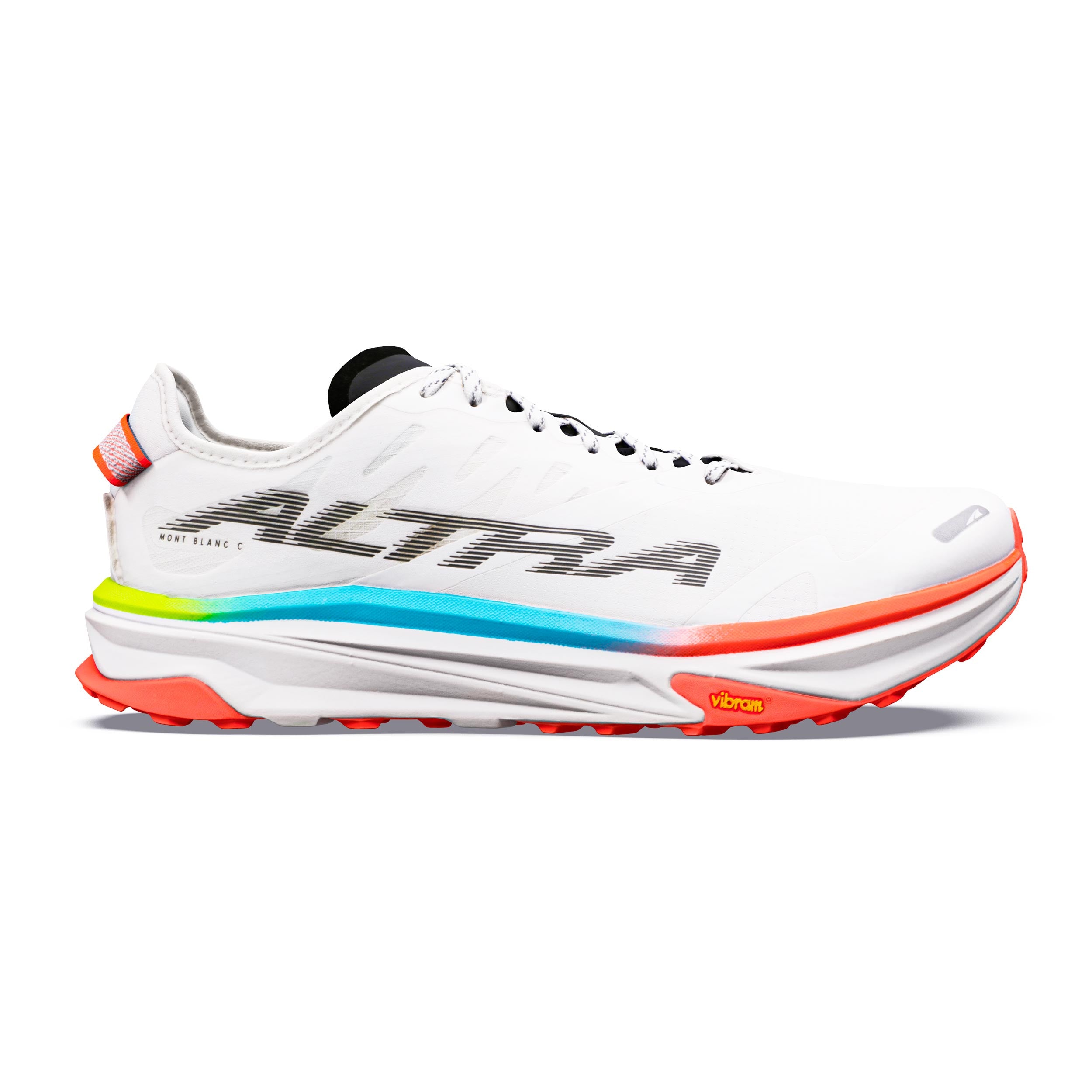 Altra Mont Blanc Carbon Trailschoen Heren - wit, veelkleurig