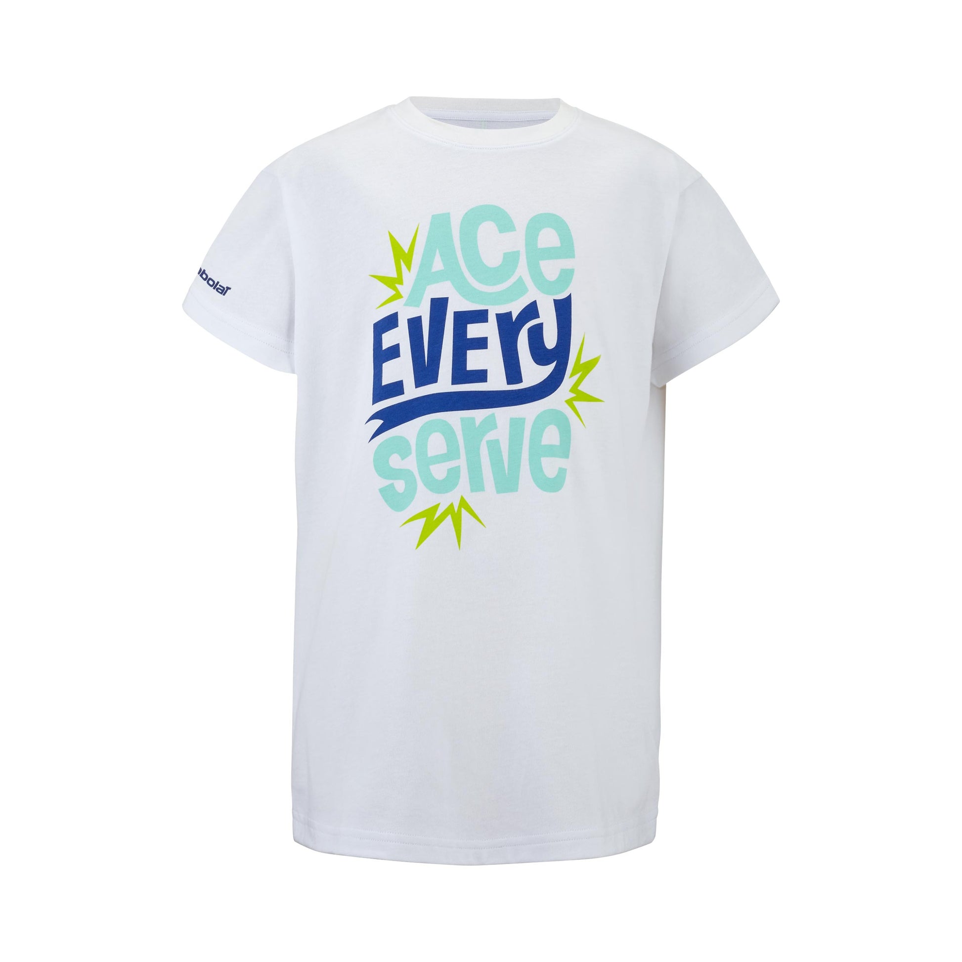 Babolat EX T-shirt Jongens - wit, wit