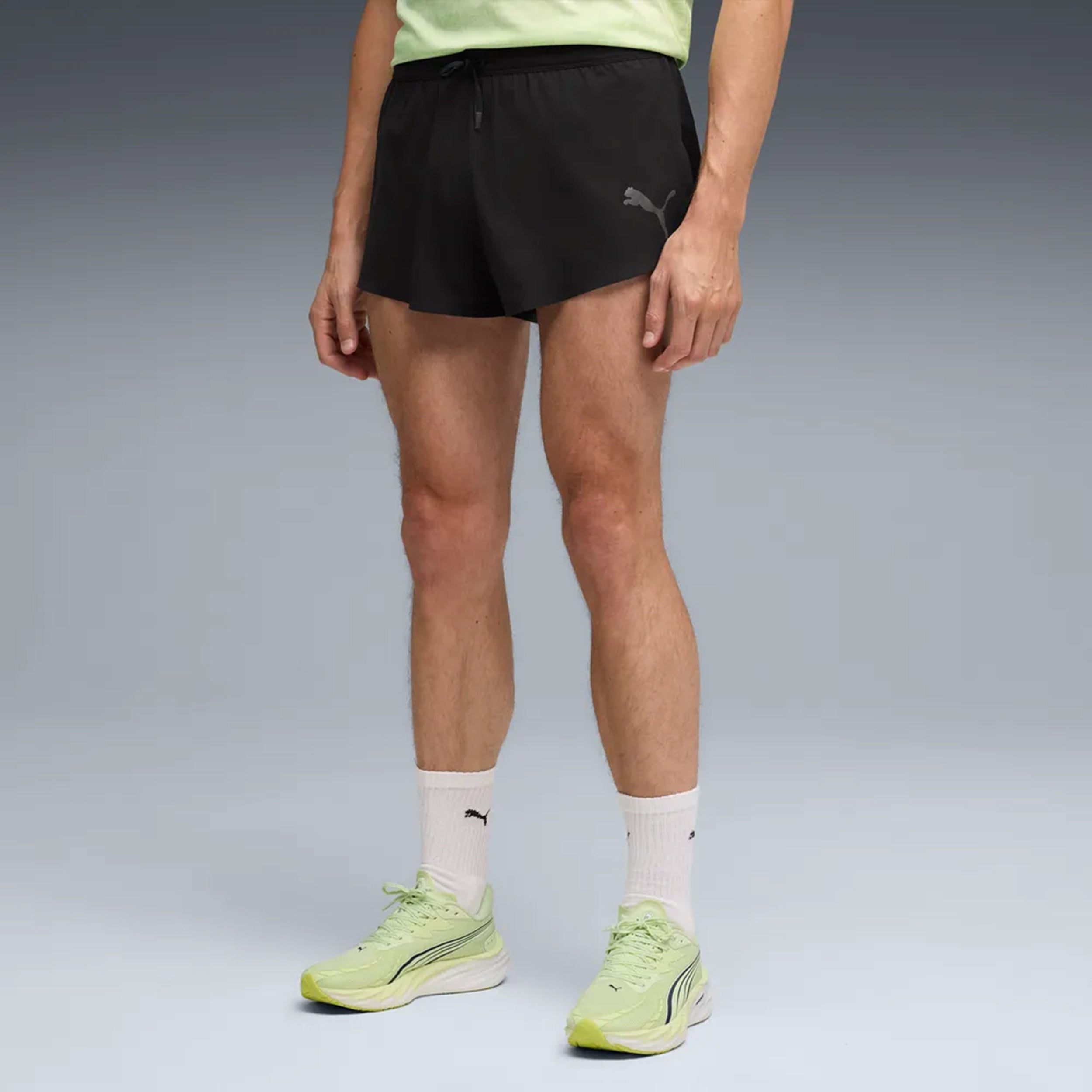 Puma Lightspeed Ultraweave 2in Split  Hardloopshorts Heren - zwart