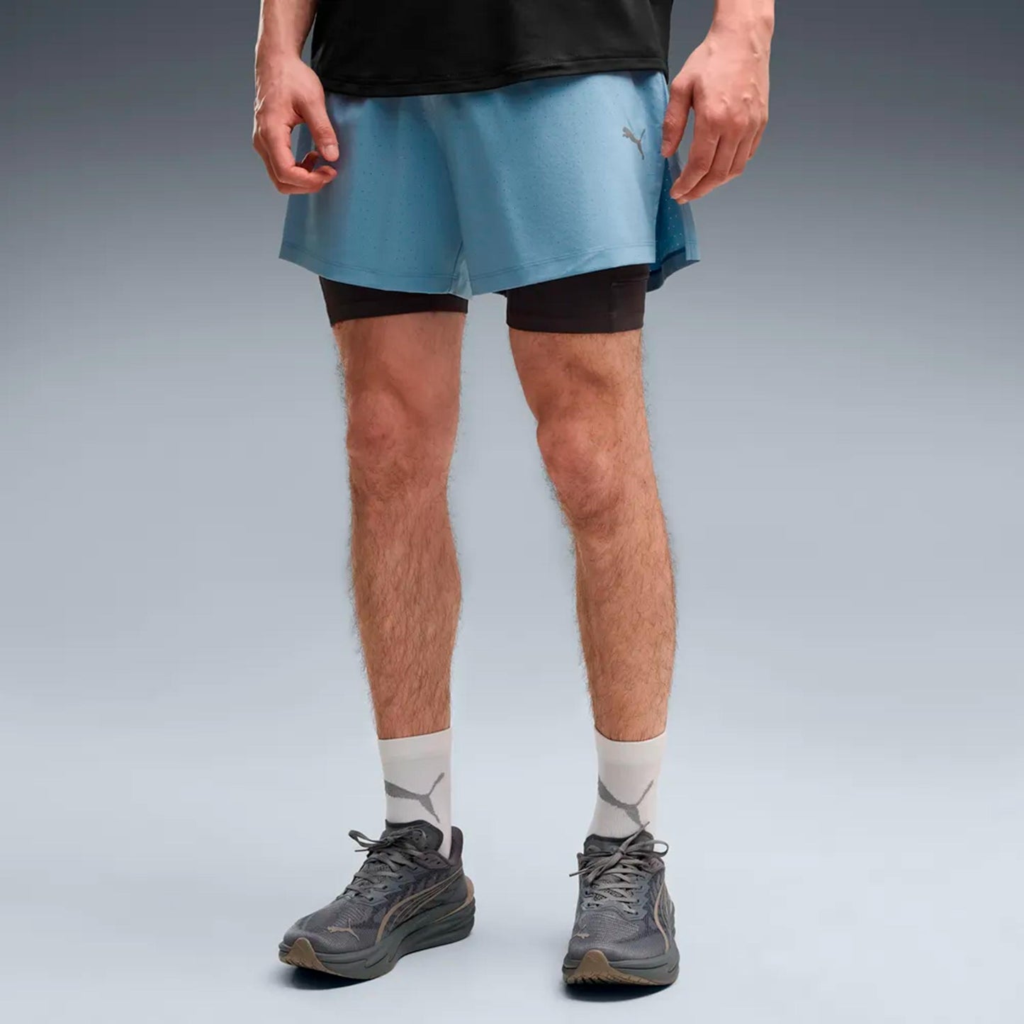 Puma Dreamrun DryCell 2in1 5in  Hardloopshorts Heren - blauw