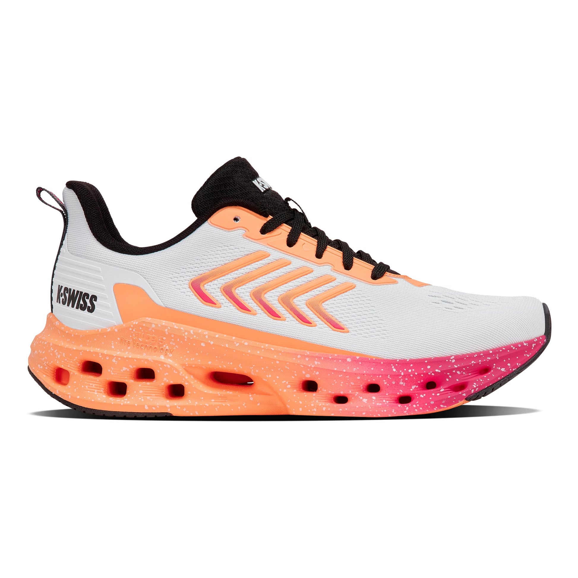 K-Swiss Melrose Tubes Lite Vrijtijdsschoen Dames-wit, koraal