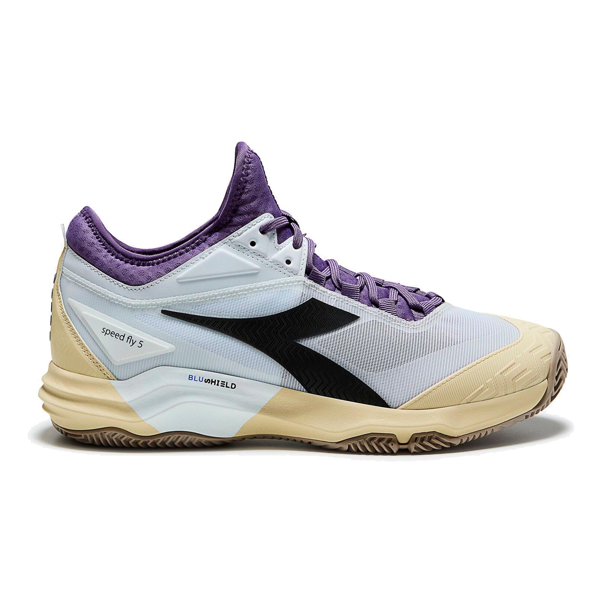 Diadora Speed Blushield Fly 5 Gravelschoen Heren - mosterd, zwart