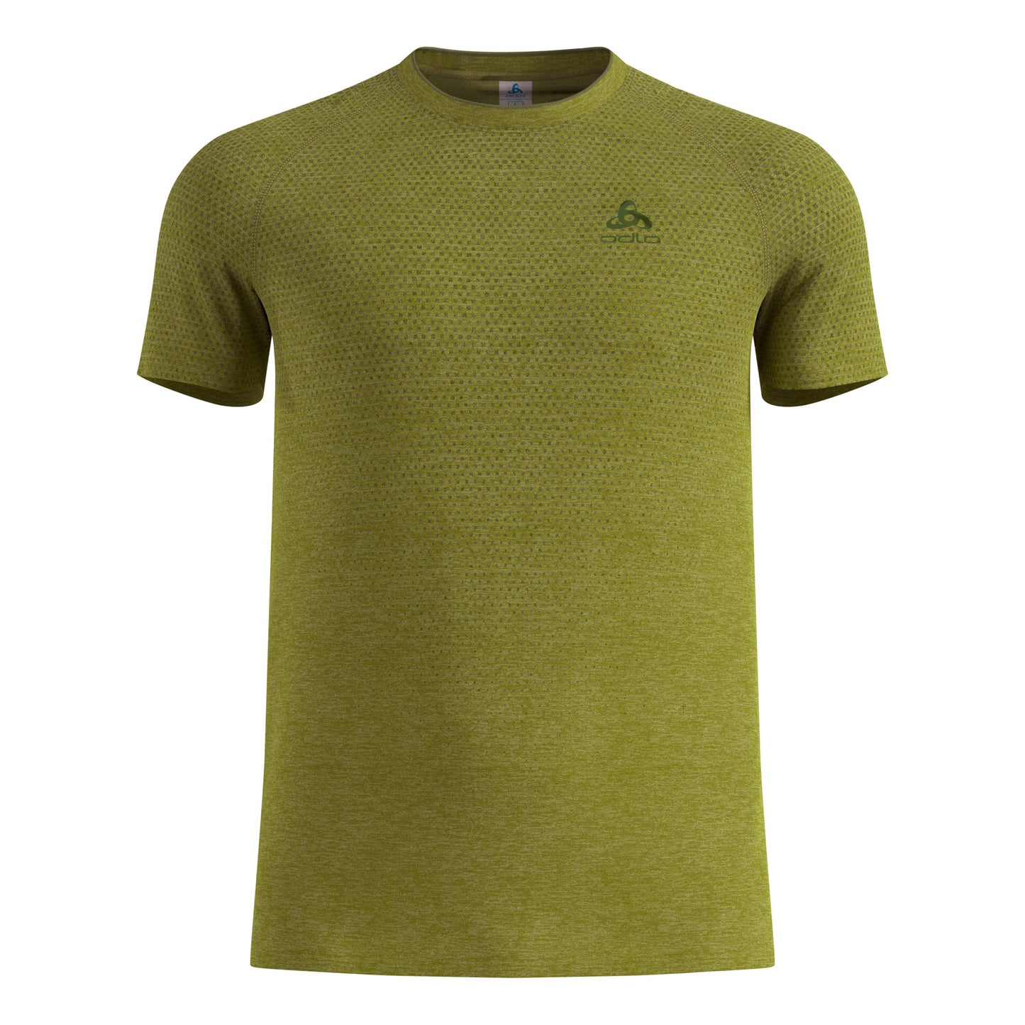 Odlo Essential Seamless  Hardloopshirt Heren - groen