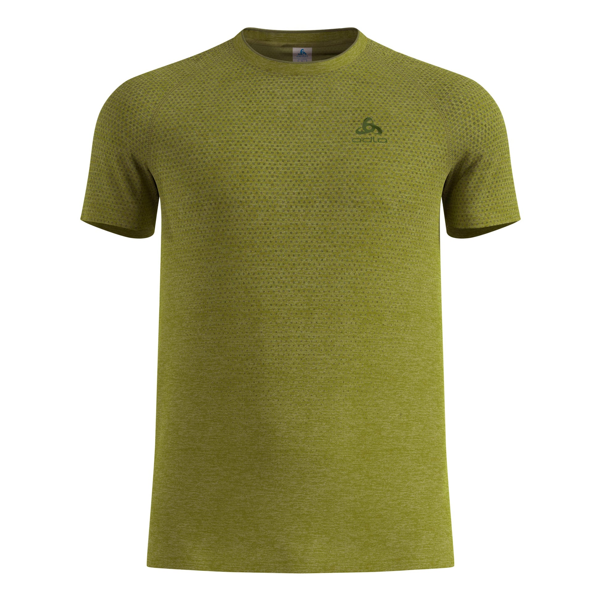 Odlo Essential Seamless  Hardloopshirt Heren - groen