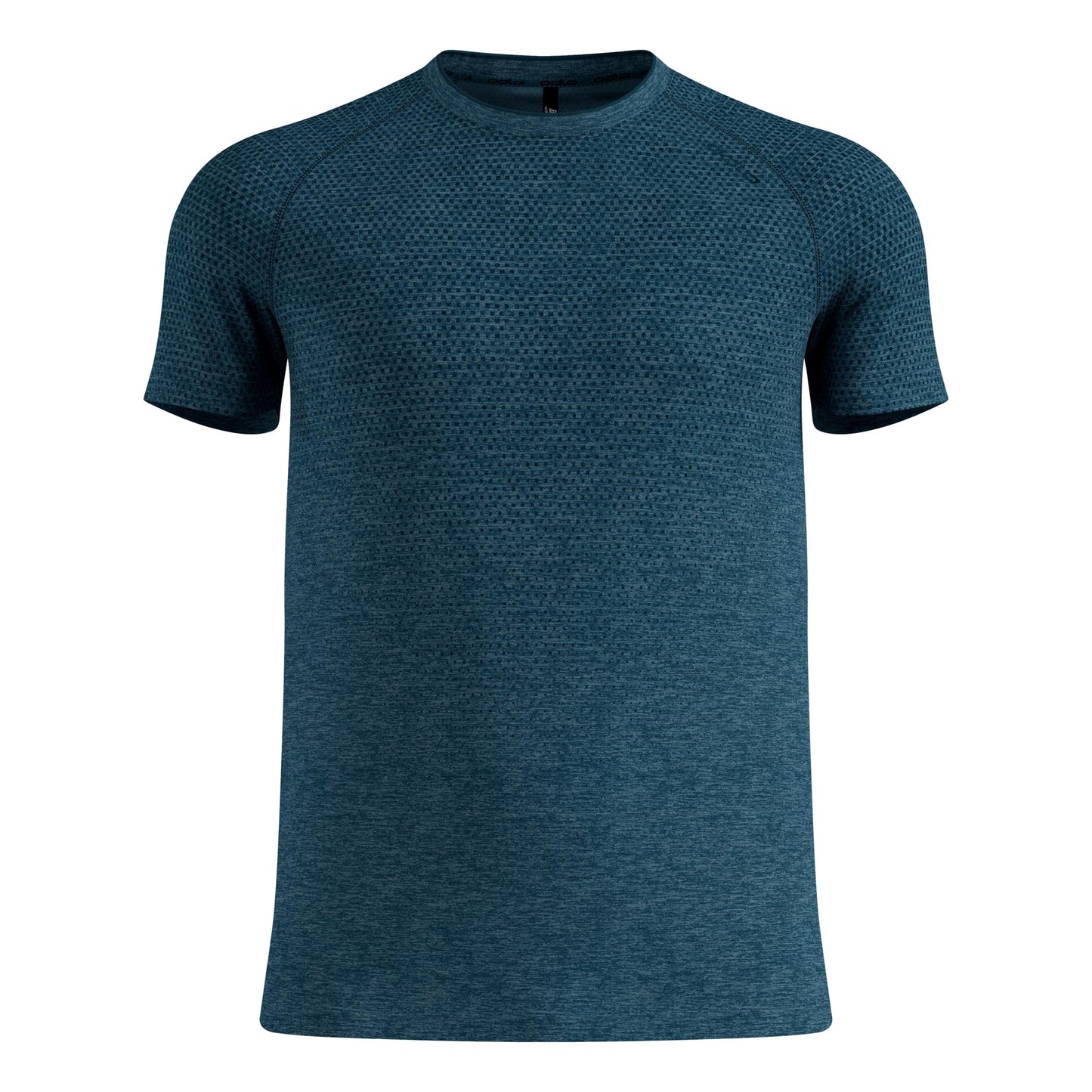 Odlo Essential Seamless  Hardloopshirt Heren - petrolblauw