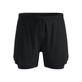 Zeroweight 5in 2in1 Hardloopshorts Heren-zwart