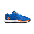 Rush Pro Ace Jr Allcourt schoen Kinderen-blauw, oranje