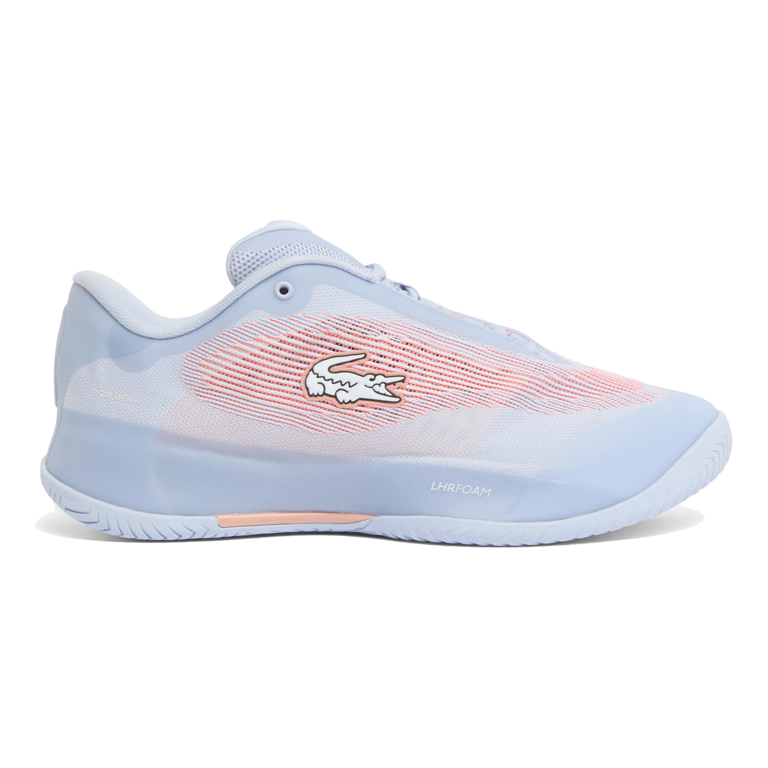 Lacoste AG-LT Pro Allcourt schoen Dames-lichtblauw, abrikoos