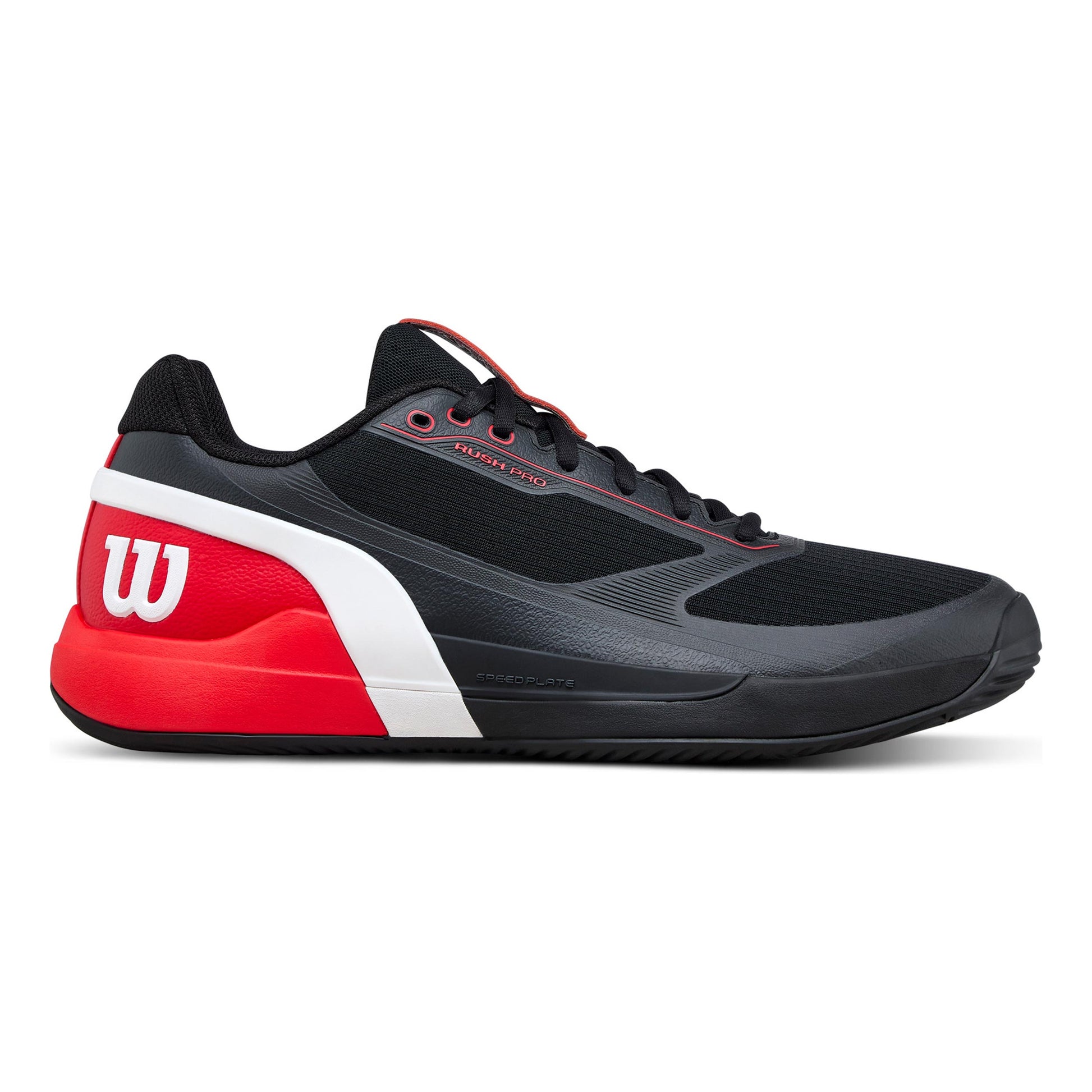Wilson Rush Pro 5 Padel Padel schoen Heren-zwart, rood