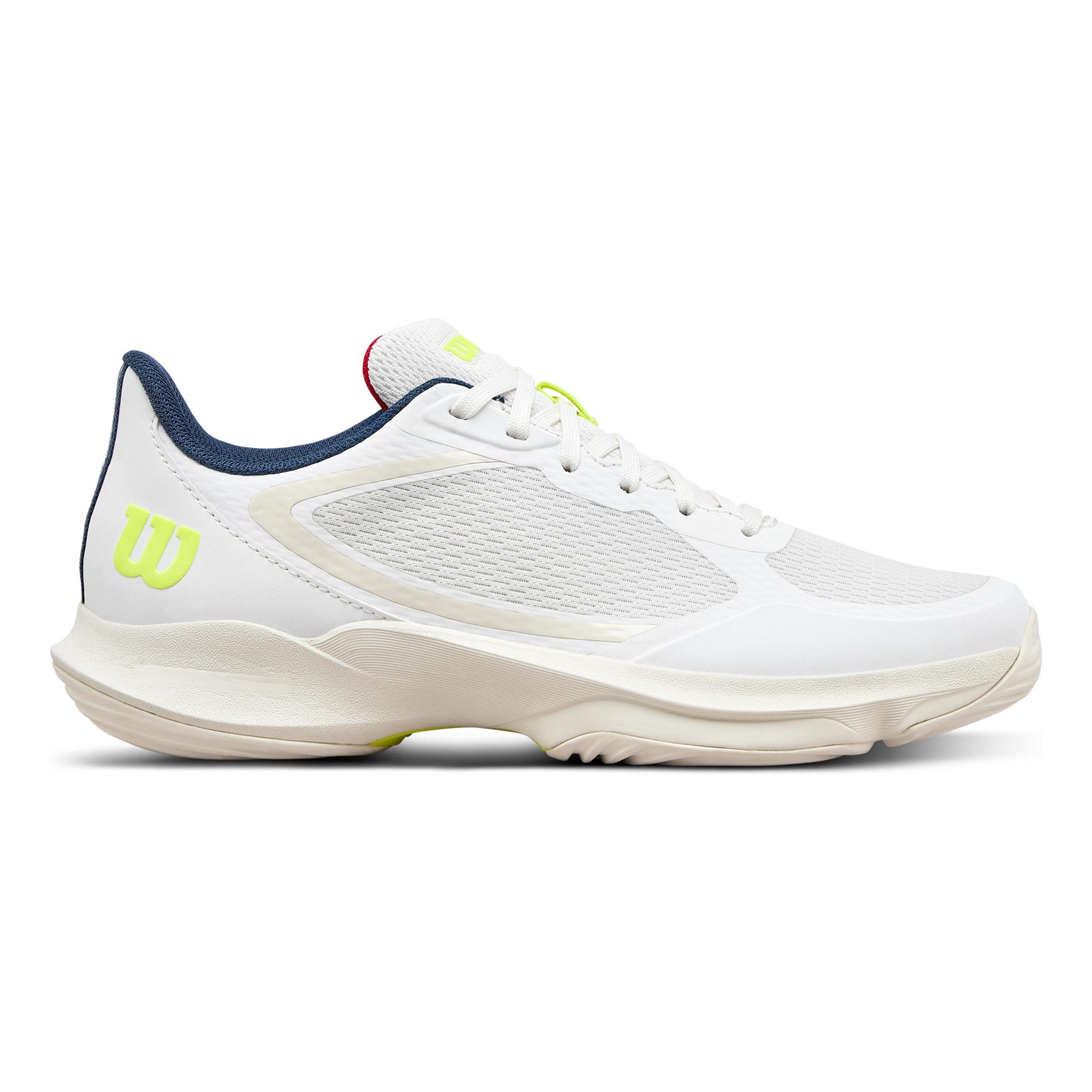 Wilson Hurakn Lite Padel schoen Dames - wit, neongeel