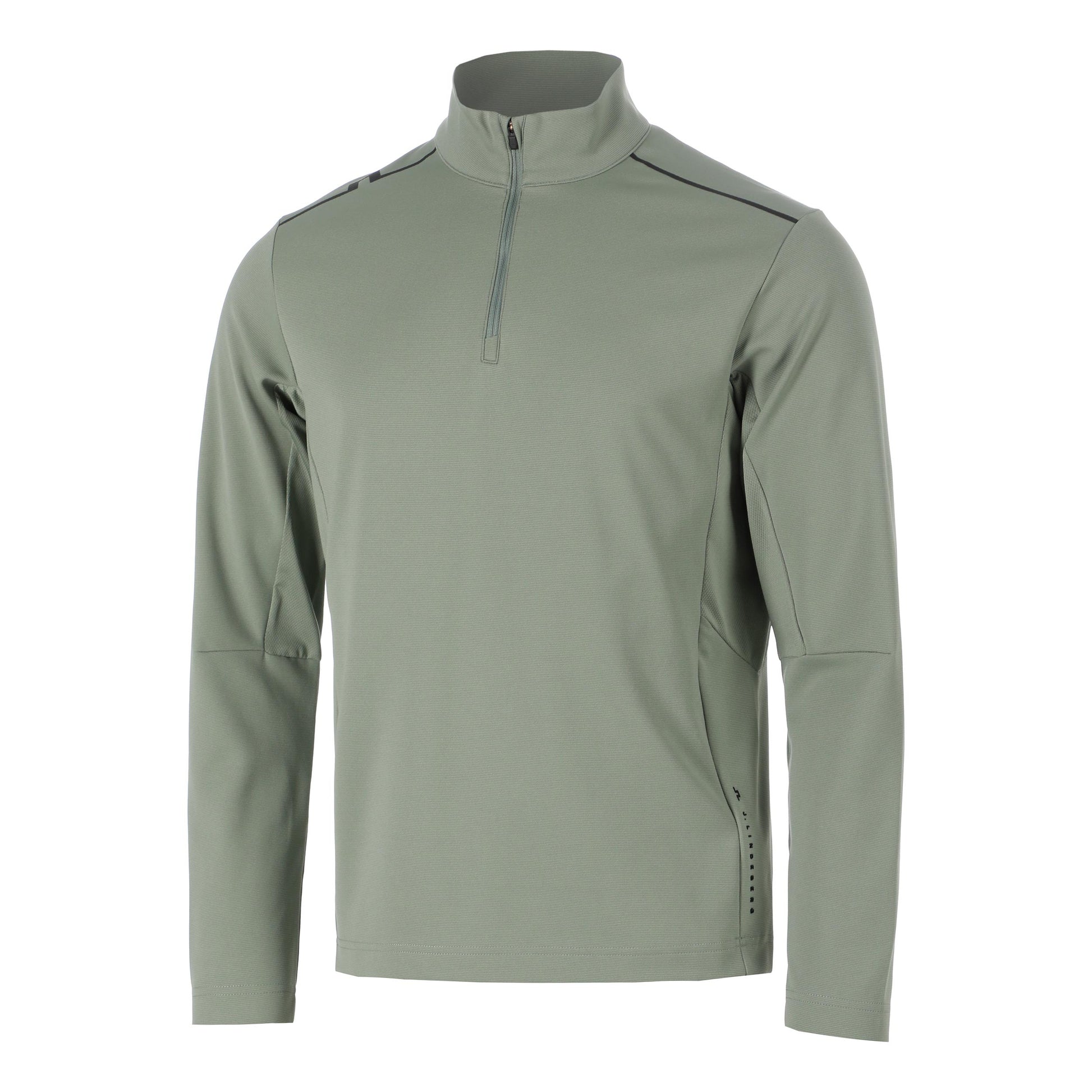JLindeberg Leon Quarter Zip Longsleeve Heren-olijf
