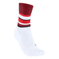 RU4 Endurance Compression Compressie-sokken Dames - wit, donkerrood