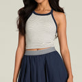 On The Daily Tanktop Dames - donkerblauw, beige
