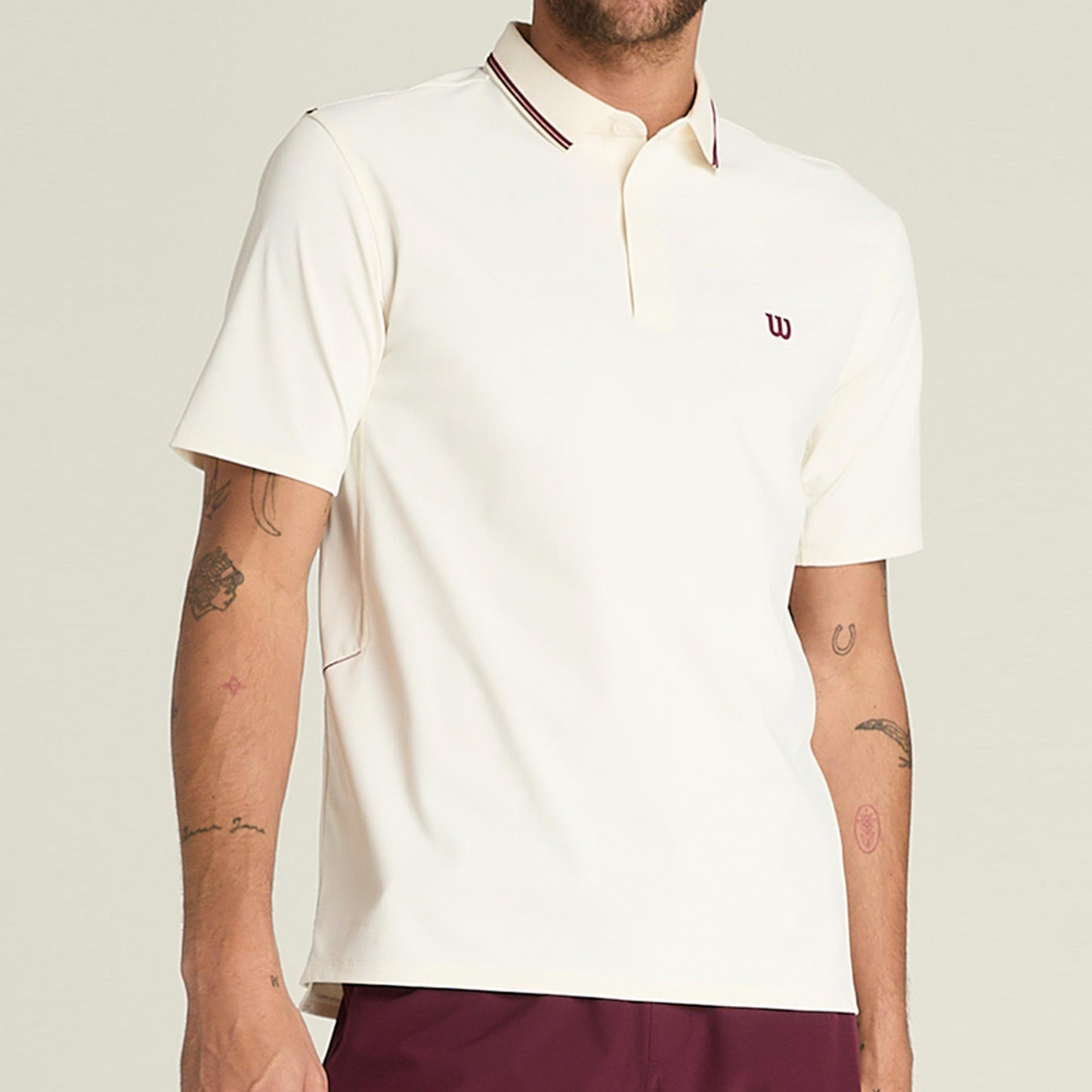 Wilson Challengers Technical Polo Heren-zand